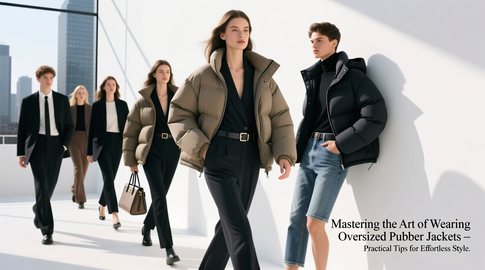 mastering the art of wearing oversized puffer jackets practical tips for effortless style