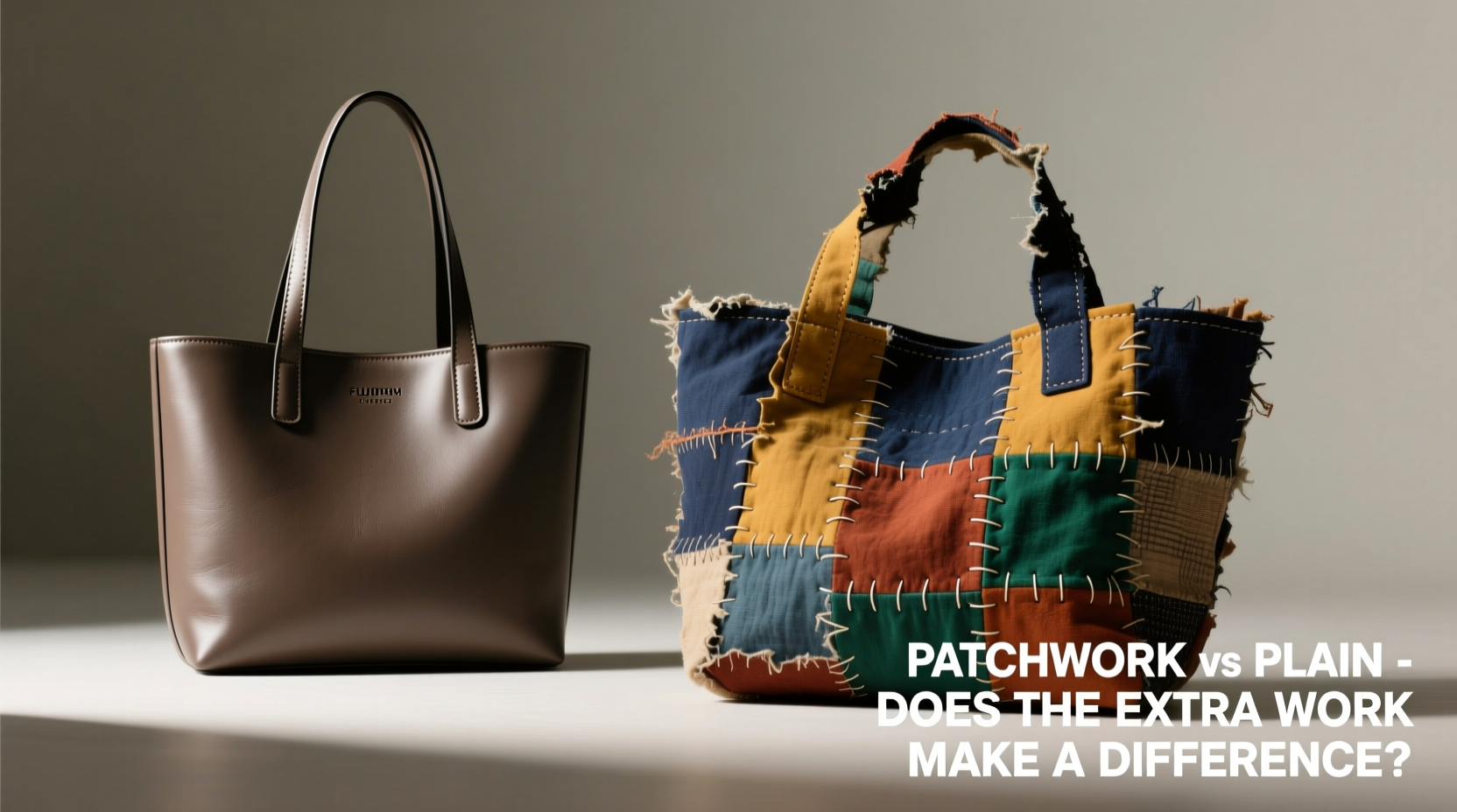 patchwork vs plain bags does the extra work of patchwork actually make a difference
