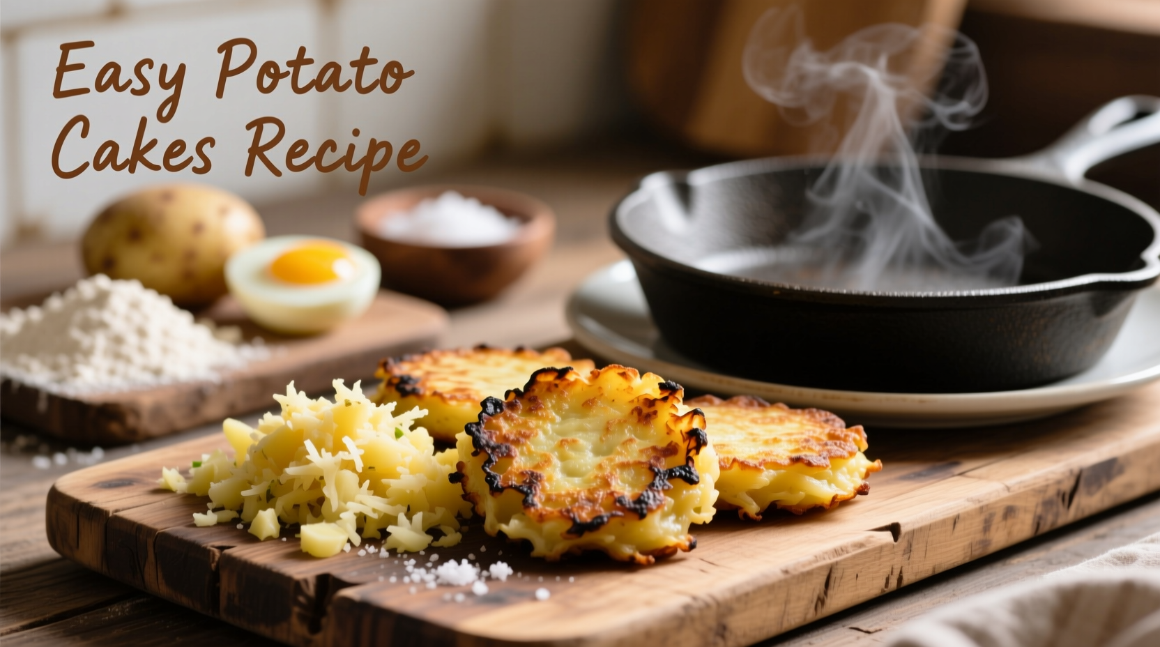 Easy Potato Cakes Recipe: 5 Ingredients, 30 Minutes