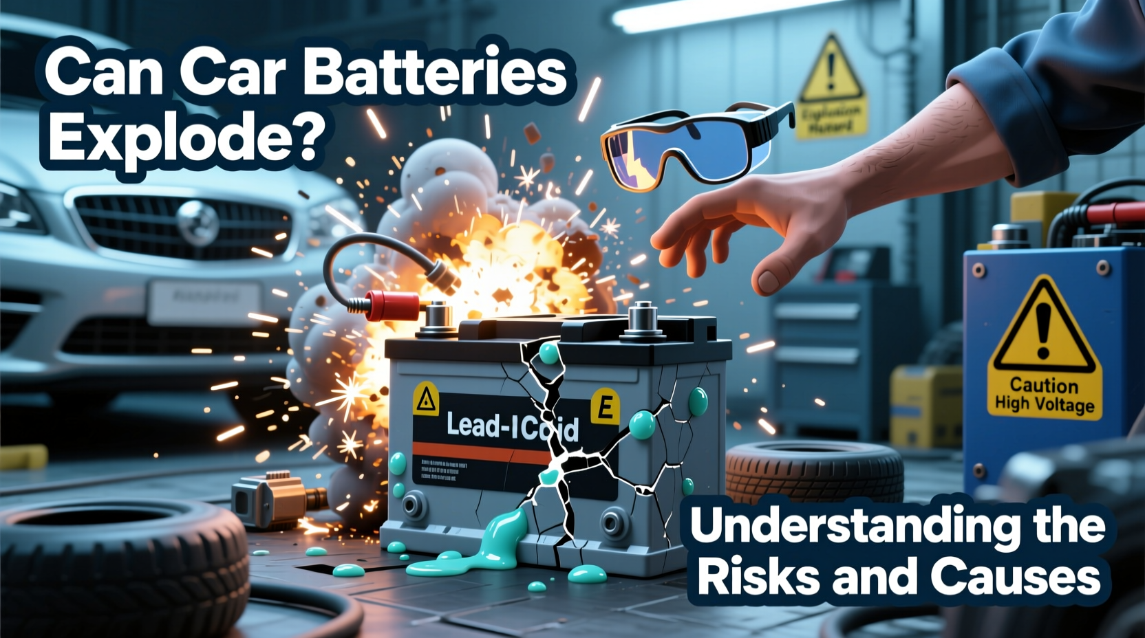 can car batteries explode