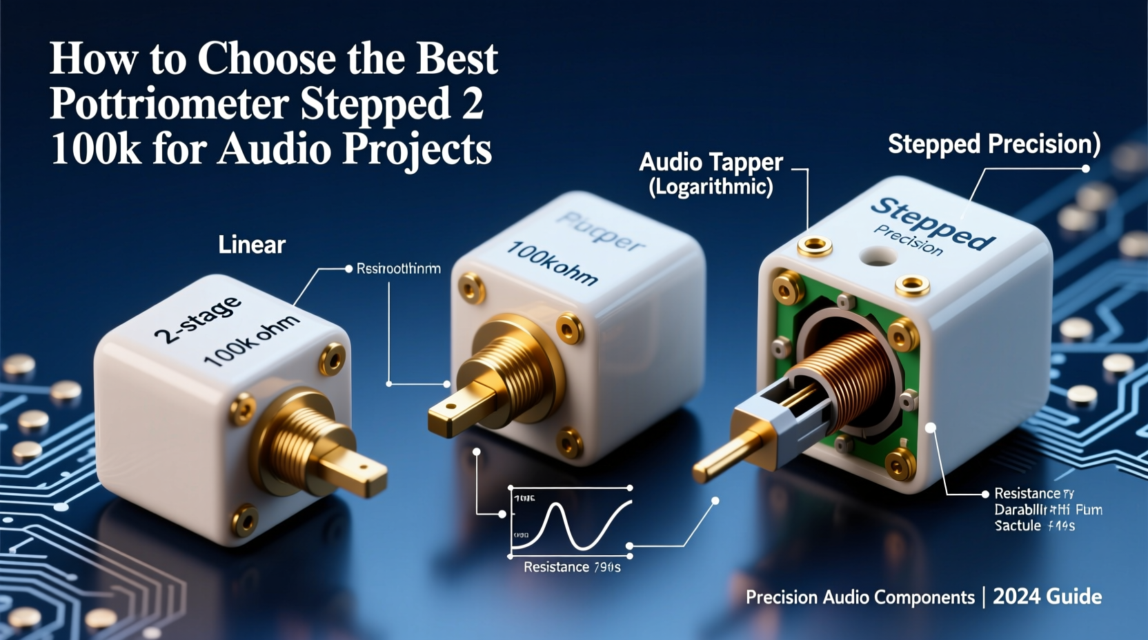 potentiometer stepped 2 100k