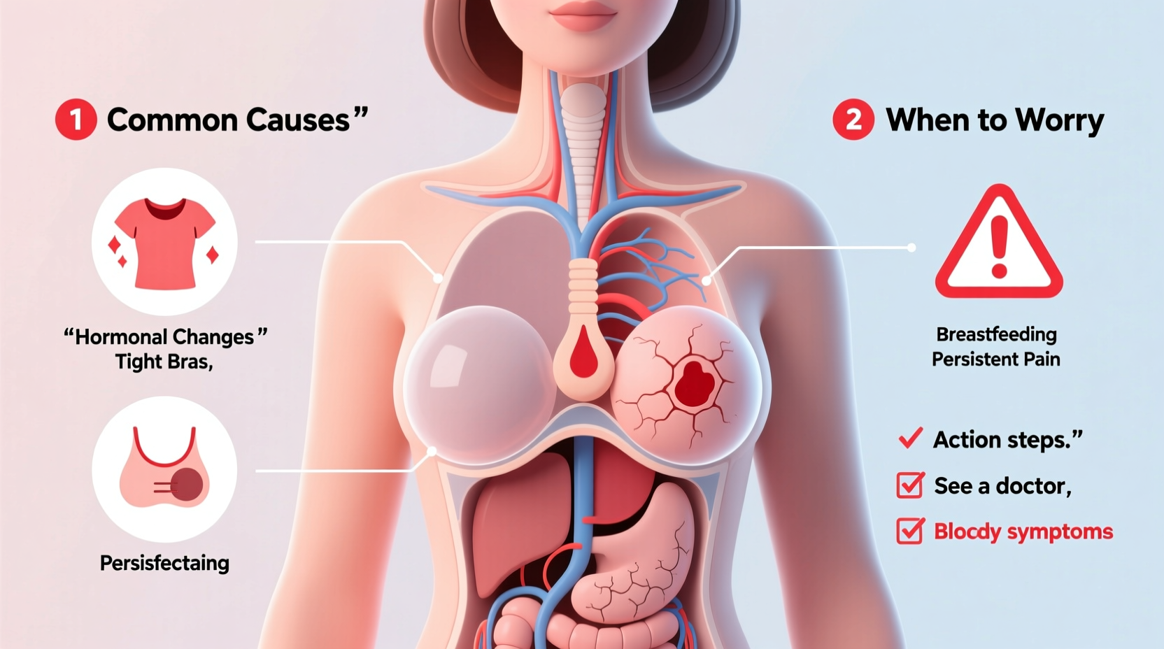 why do my nipples hurt common causes when to worry