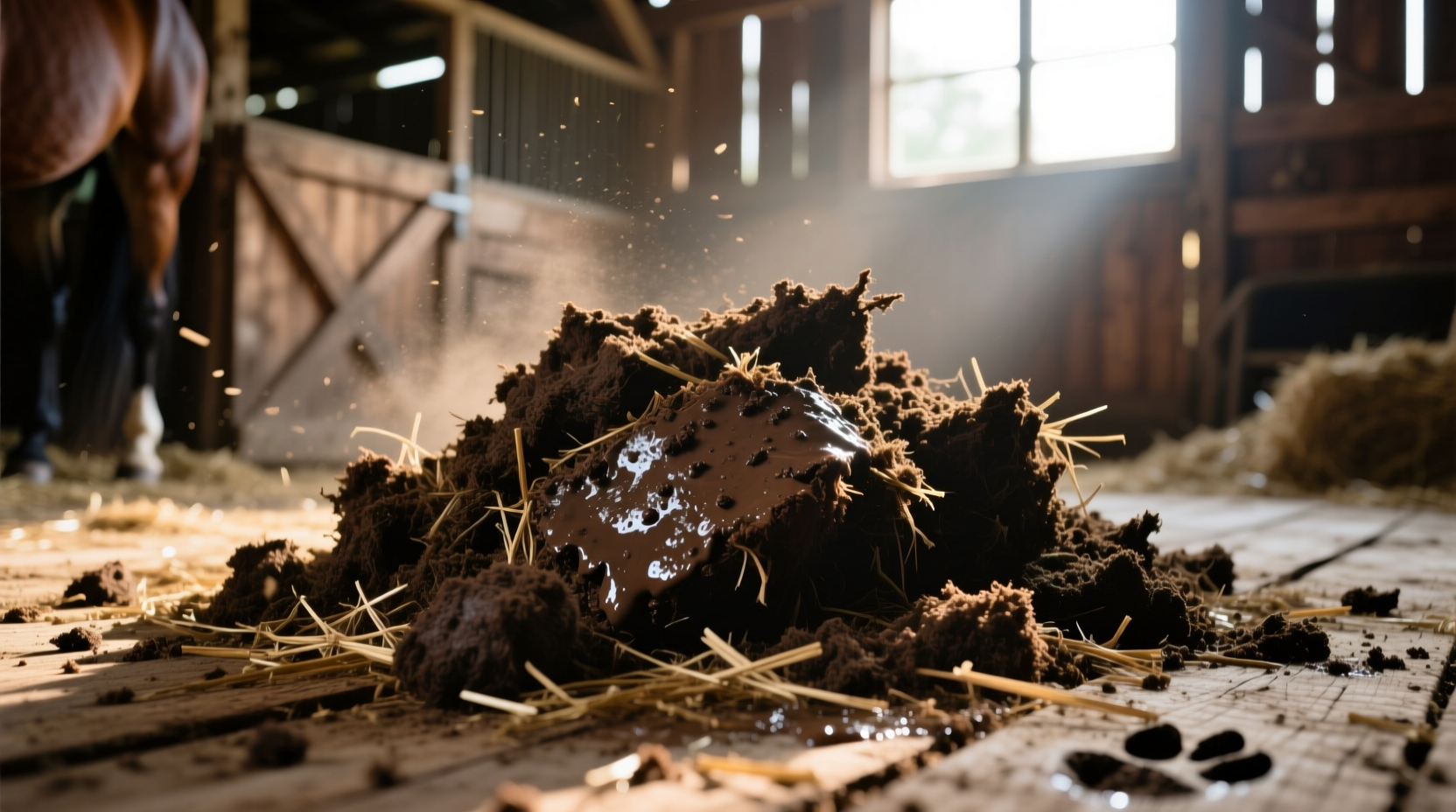 horse manure