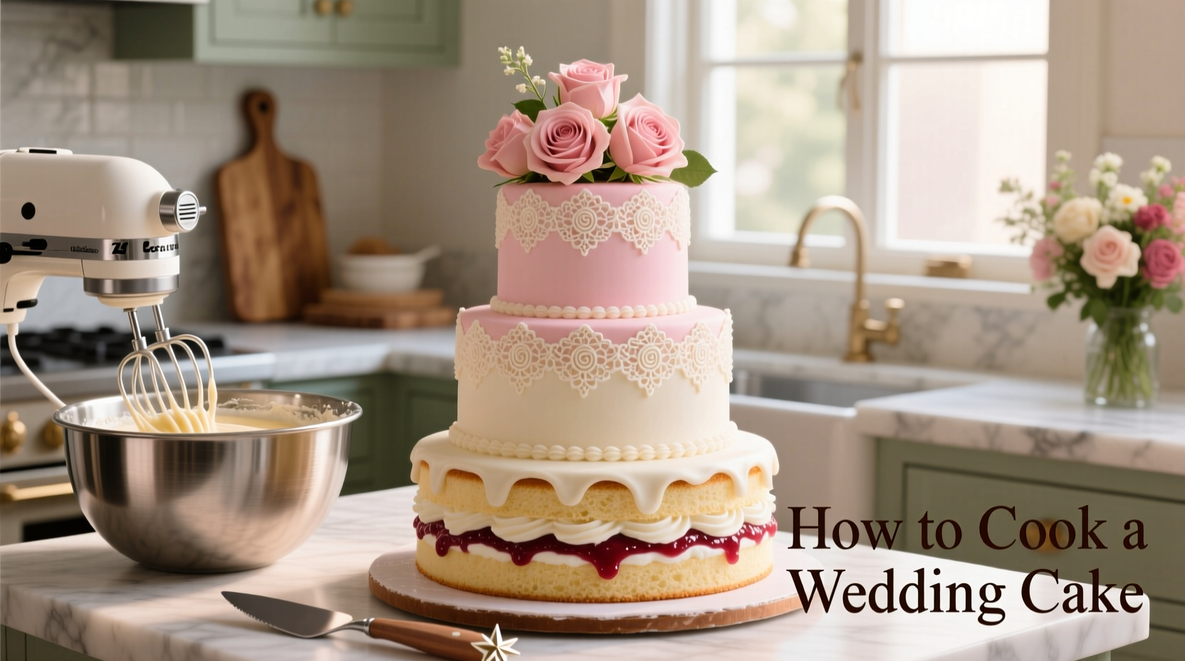 how to cook a wedding cake