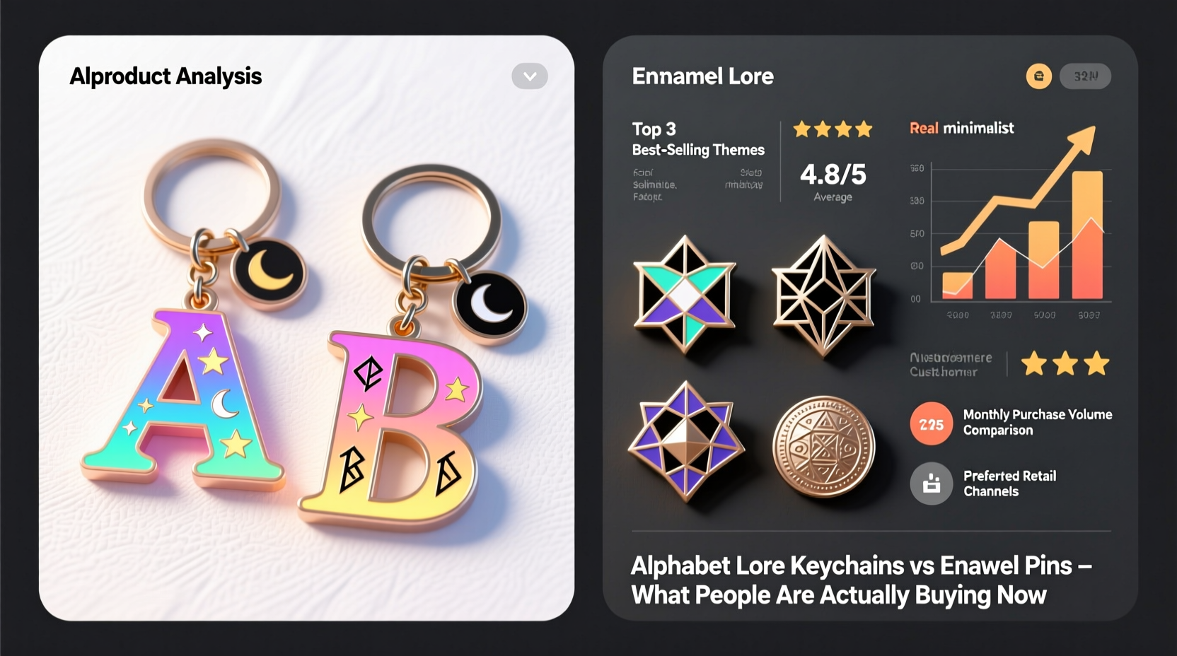 alphabet lore keychains vs enamel pins which one are people actually buying