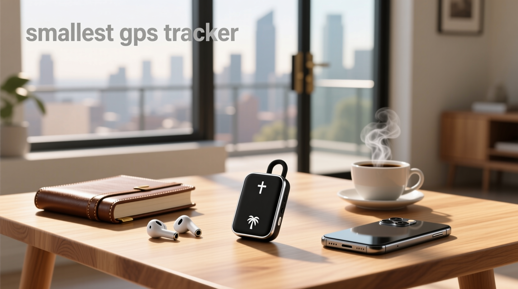 What is the smallest GPS tracker available for real-time tracking?