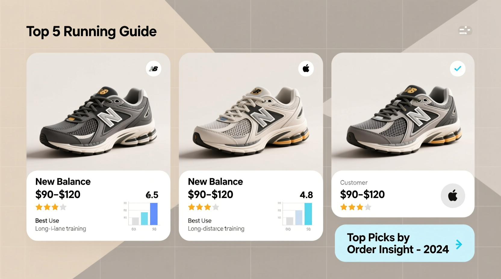 guide to finding the best nb running shoes with prices and orders insight