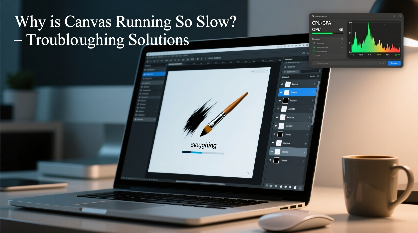 why is canvas running so slow troubleshooting solutions