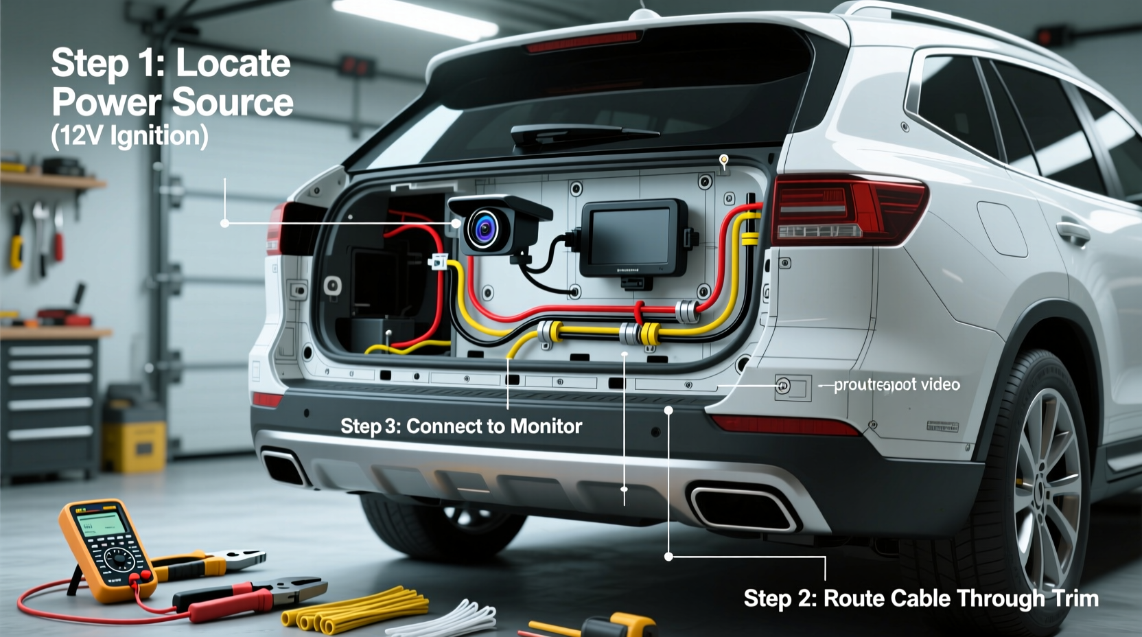 backup camera install guide