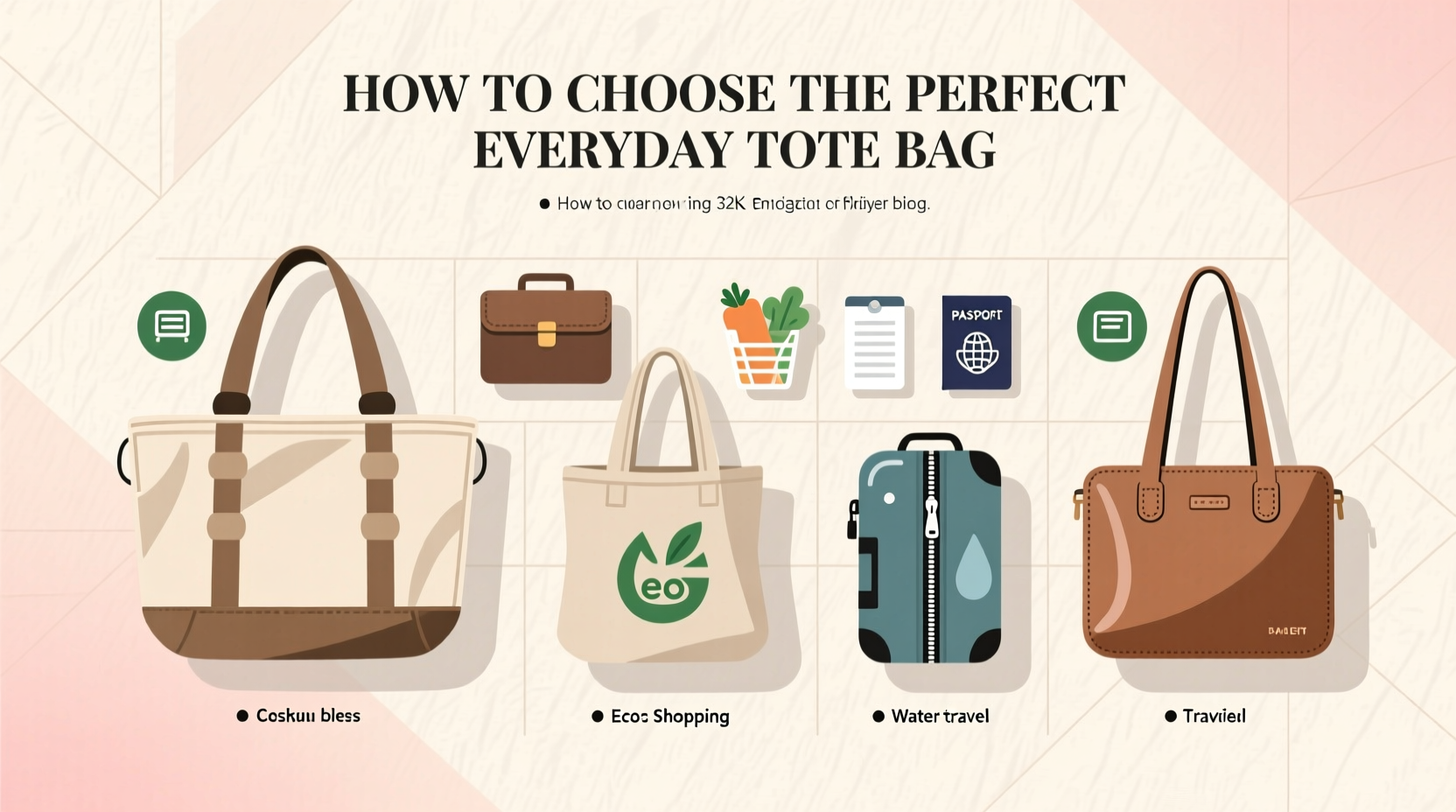 how to choose the perfect everyday tote bag a practical guide for style and function