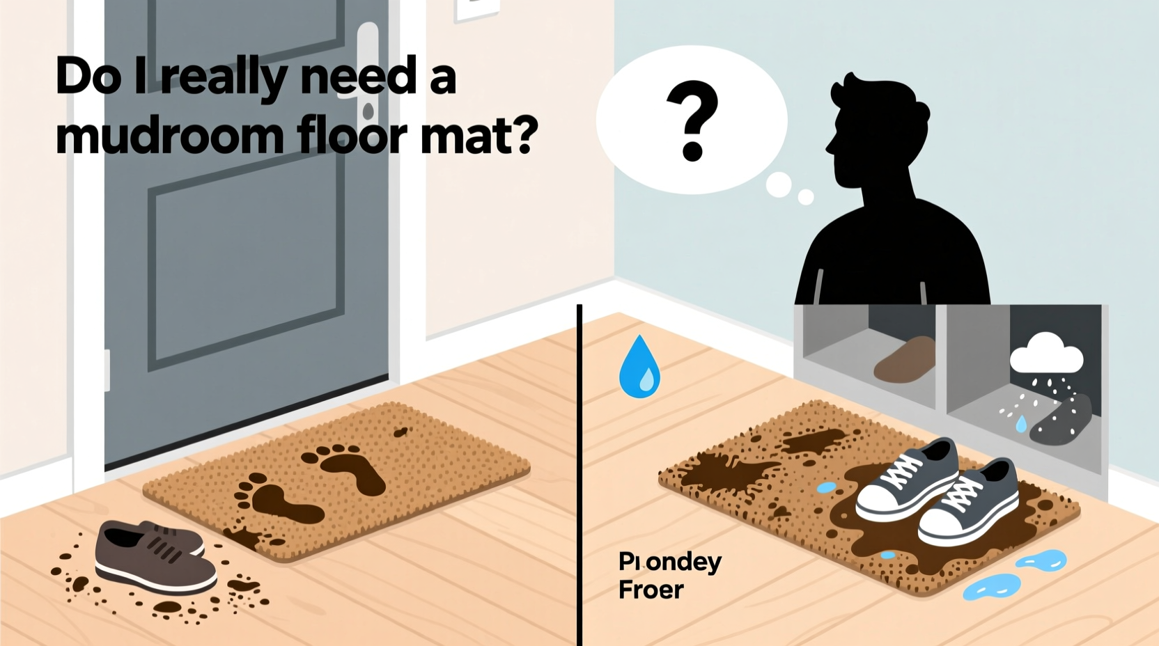 do i really need a mudroom floor mat if i already have a doormat