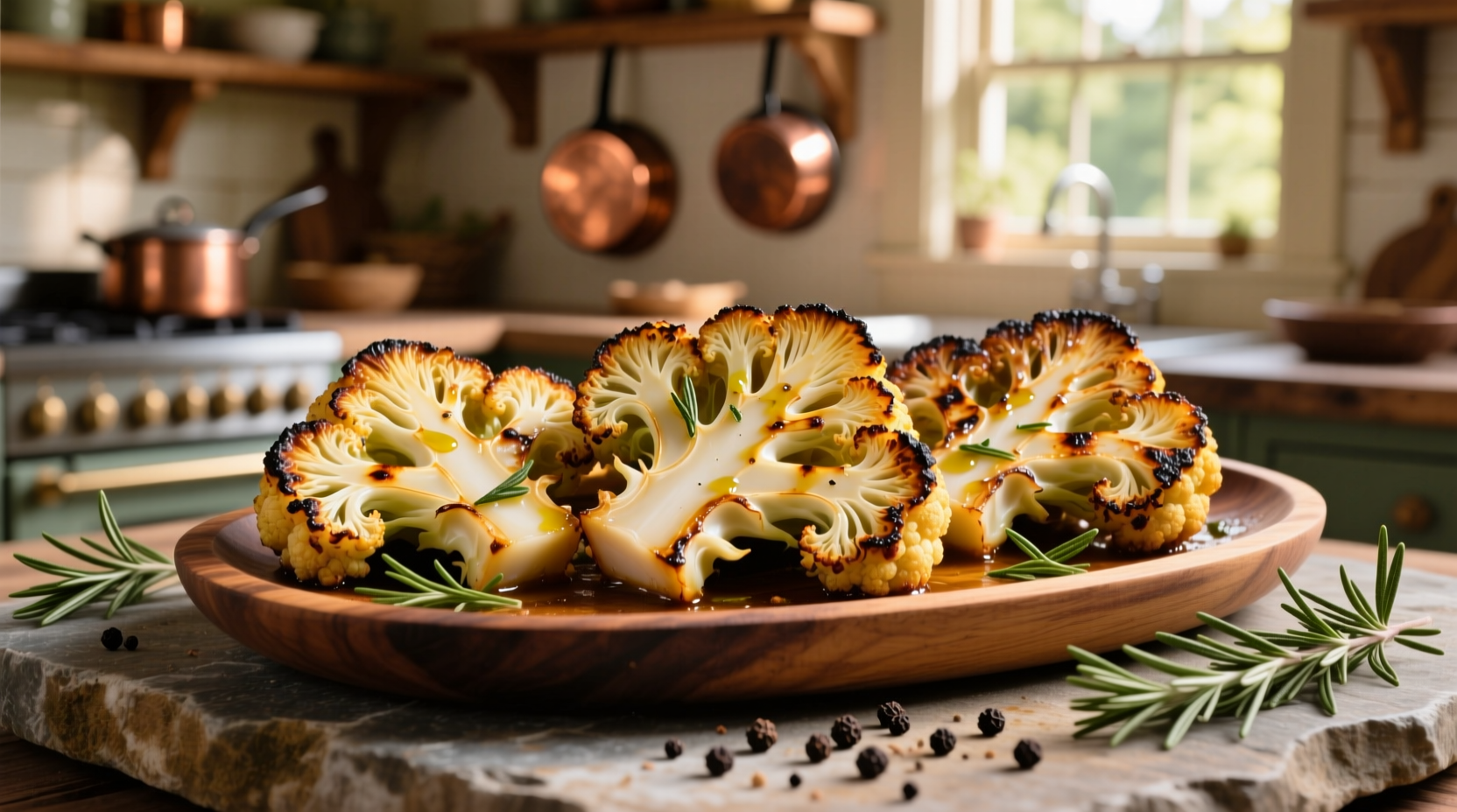Perfect Roasted Cauliflower Steaks: Crispy Edges, Tender Center