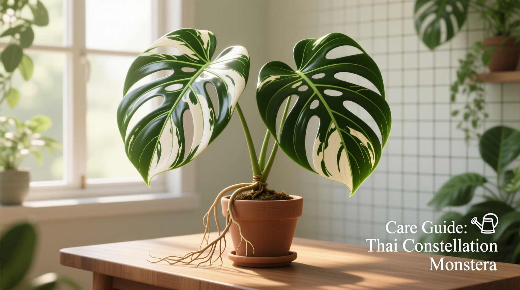 how to care for thai constellation monstera