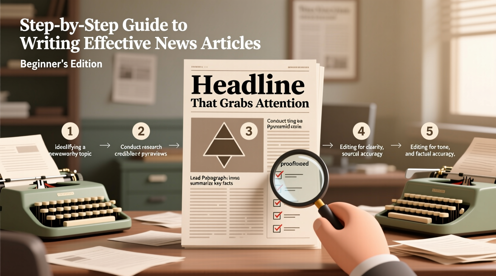 crafting effective newspaper articles a step by step guide for beginners