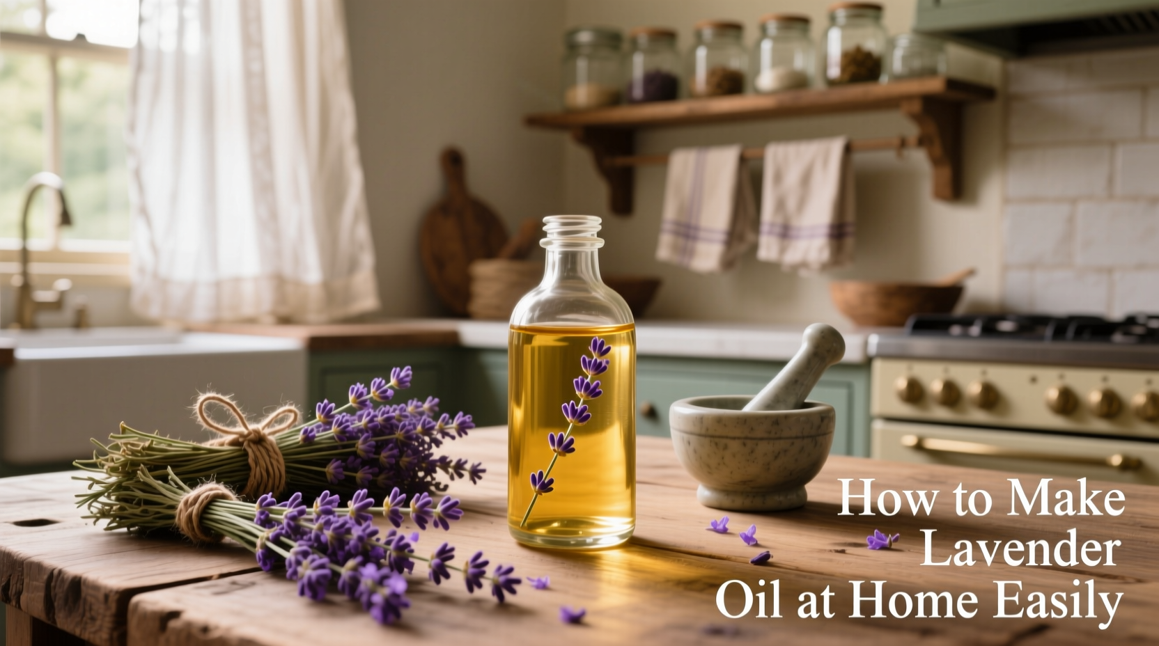 How to Make Lavender Oil at Home Easily