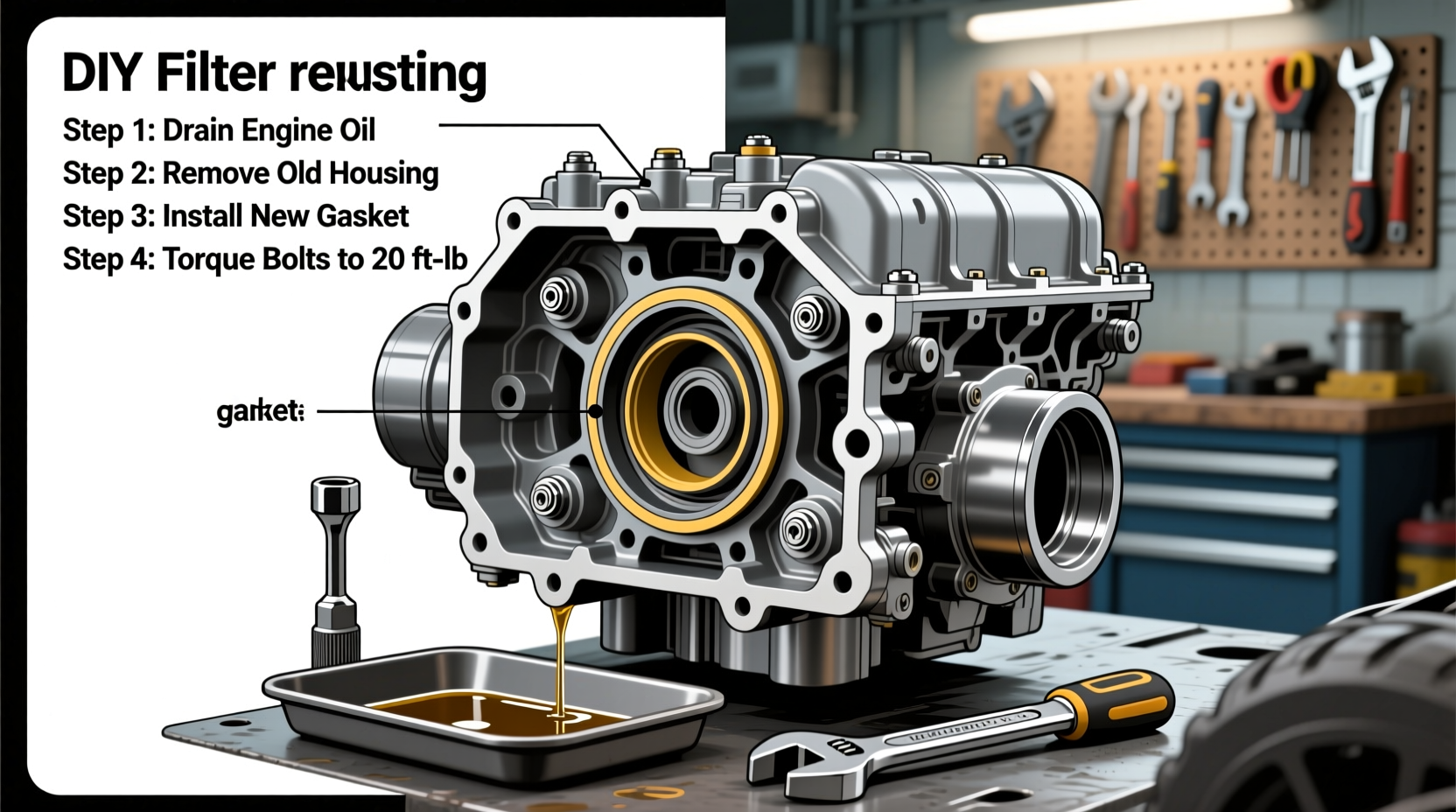 oil filter housing diy
