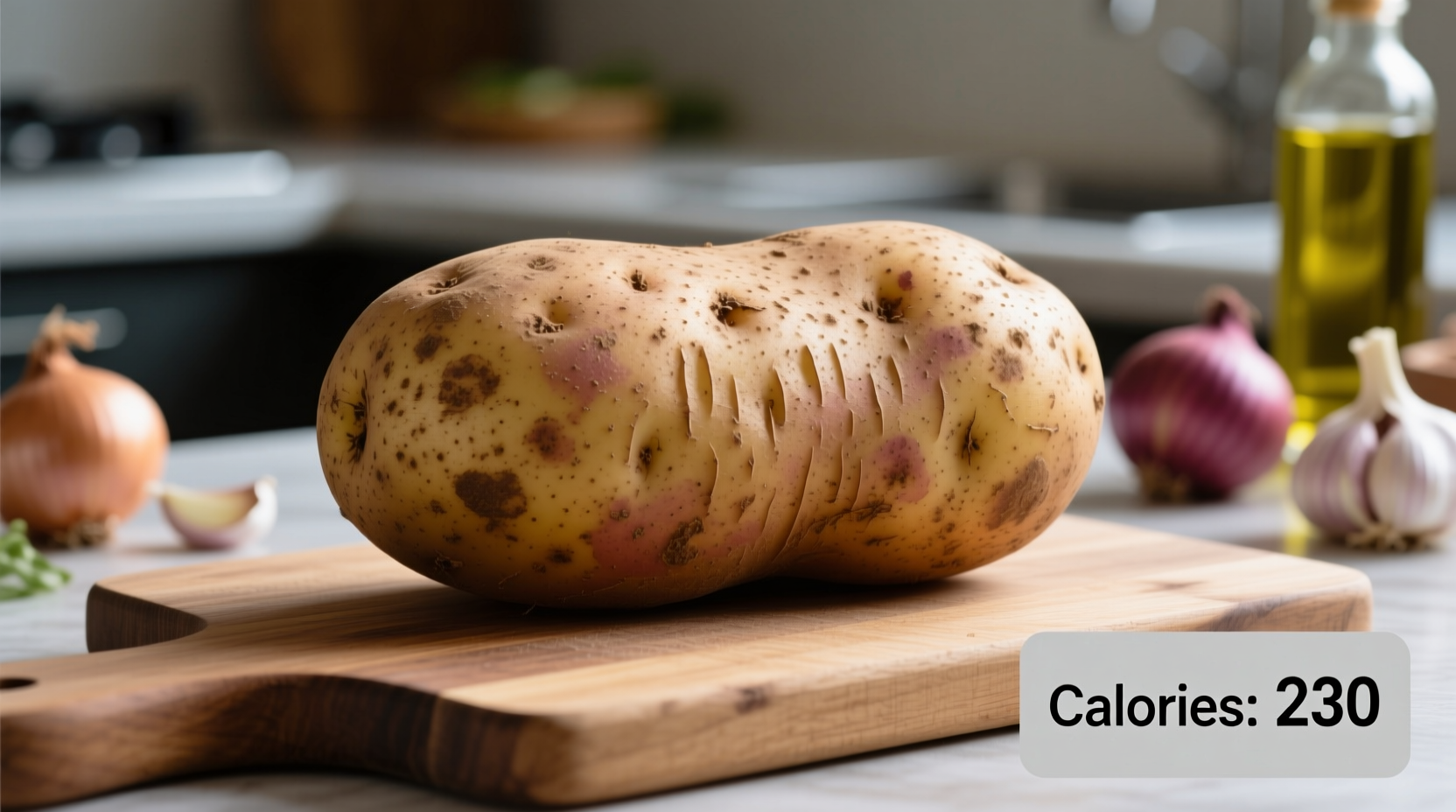 calories large russet potato