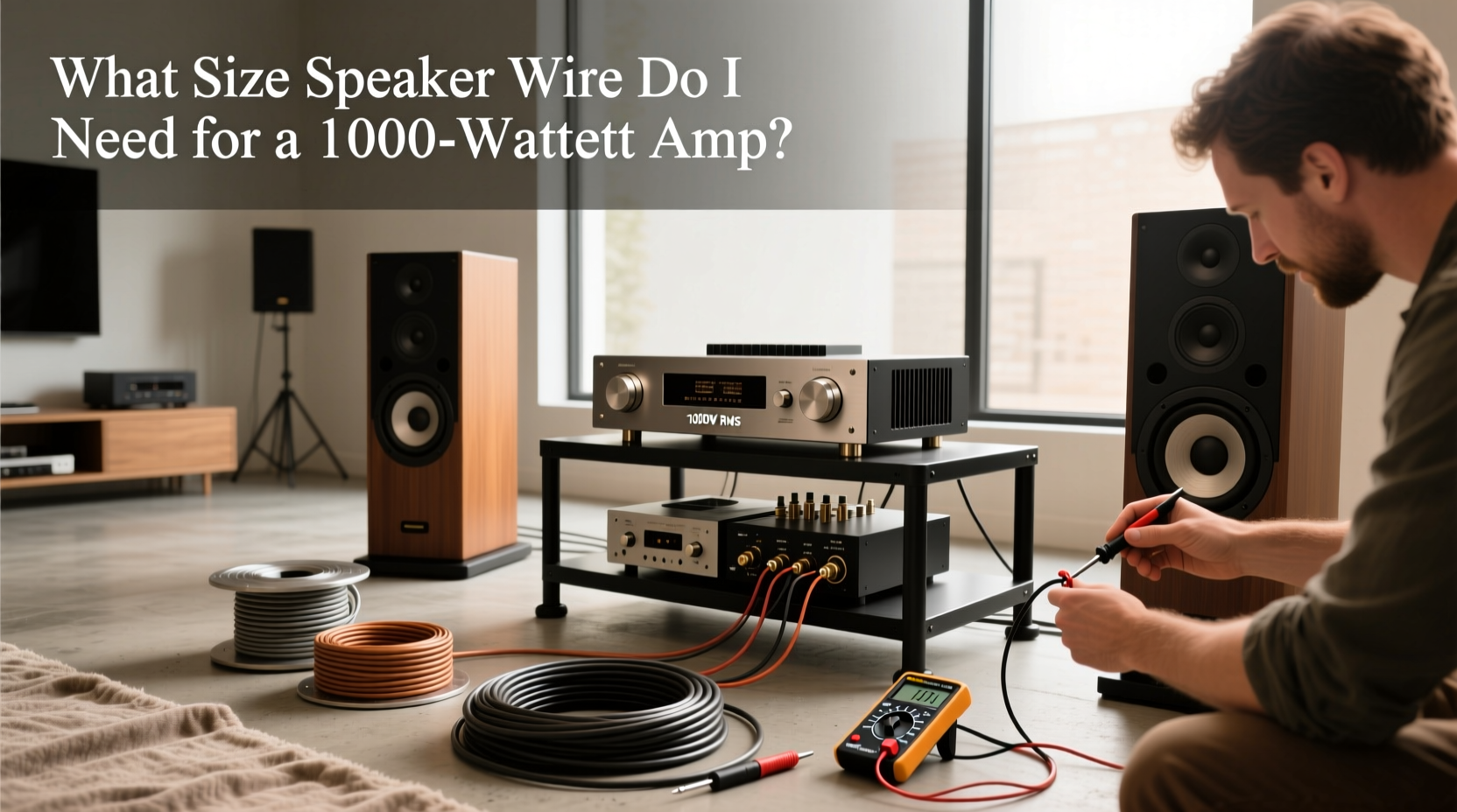 How to Choose Speaker Wire for a 1000W RMS Amplifier