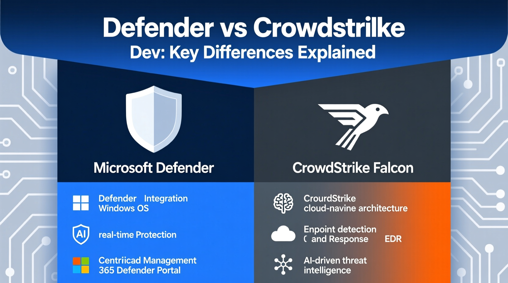 Defender vs CrowdStrike Dev: Key Differences Explained