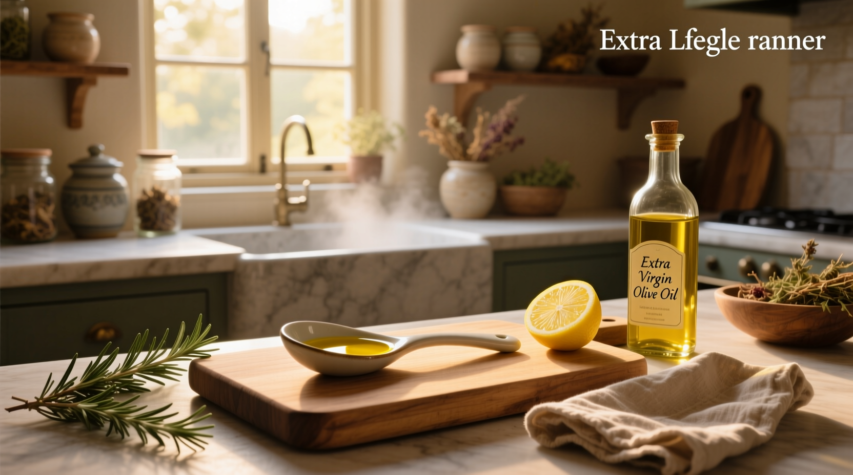 a spoon of olive oil a day