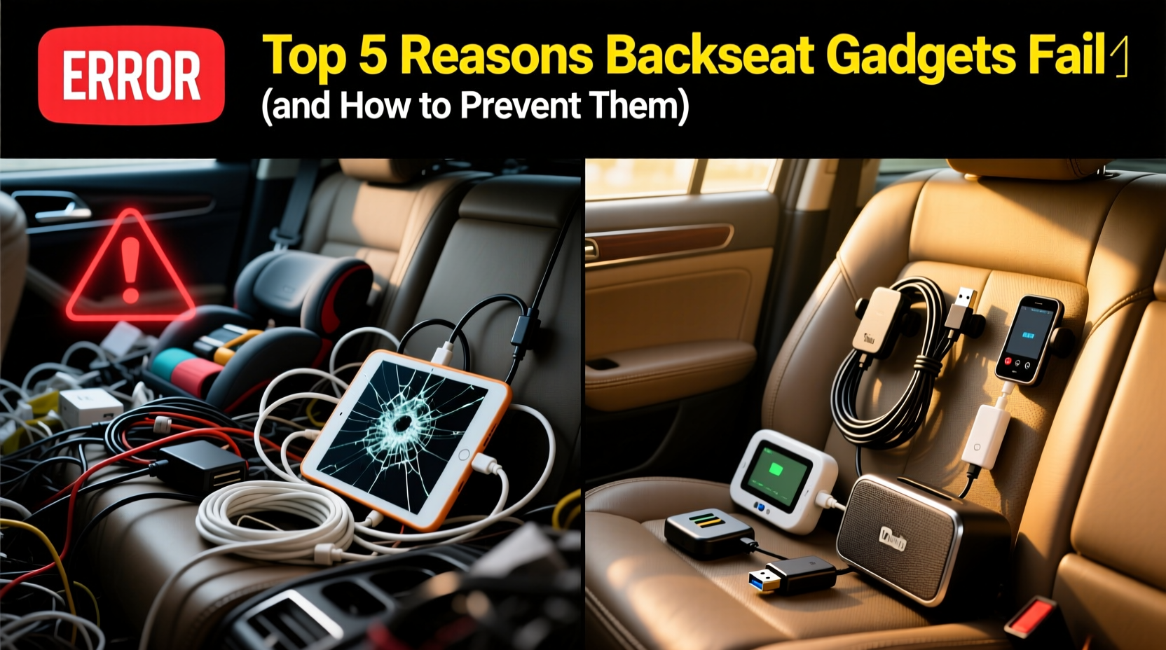 backseat gadget failures reasons