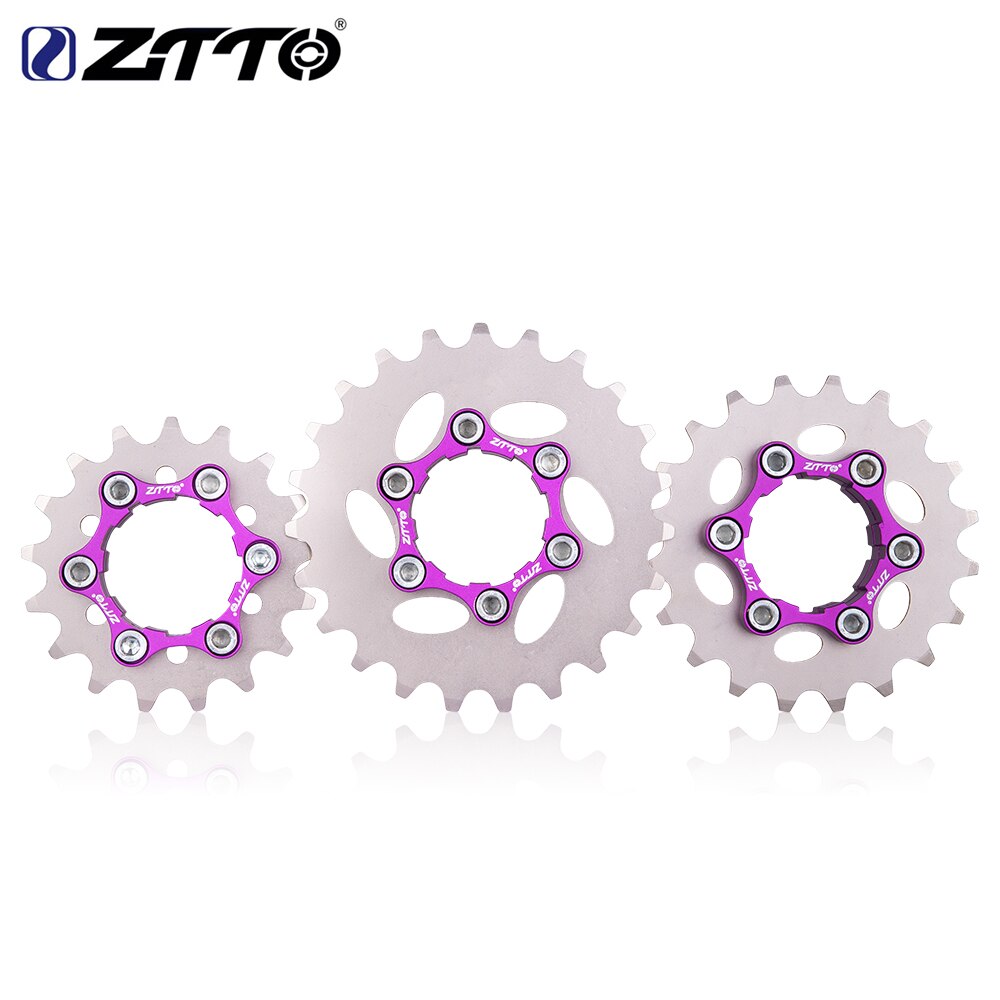 ZTTO MTBシングルスピードカセットシングルコグ1スピードギア16T17T