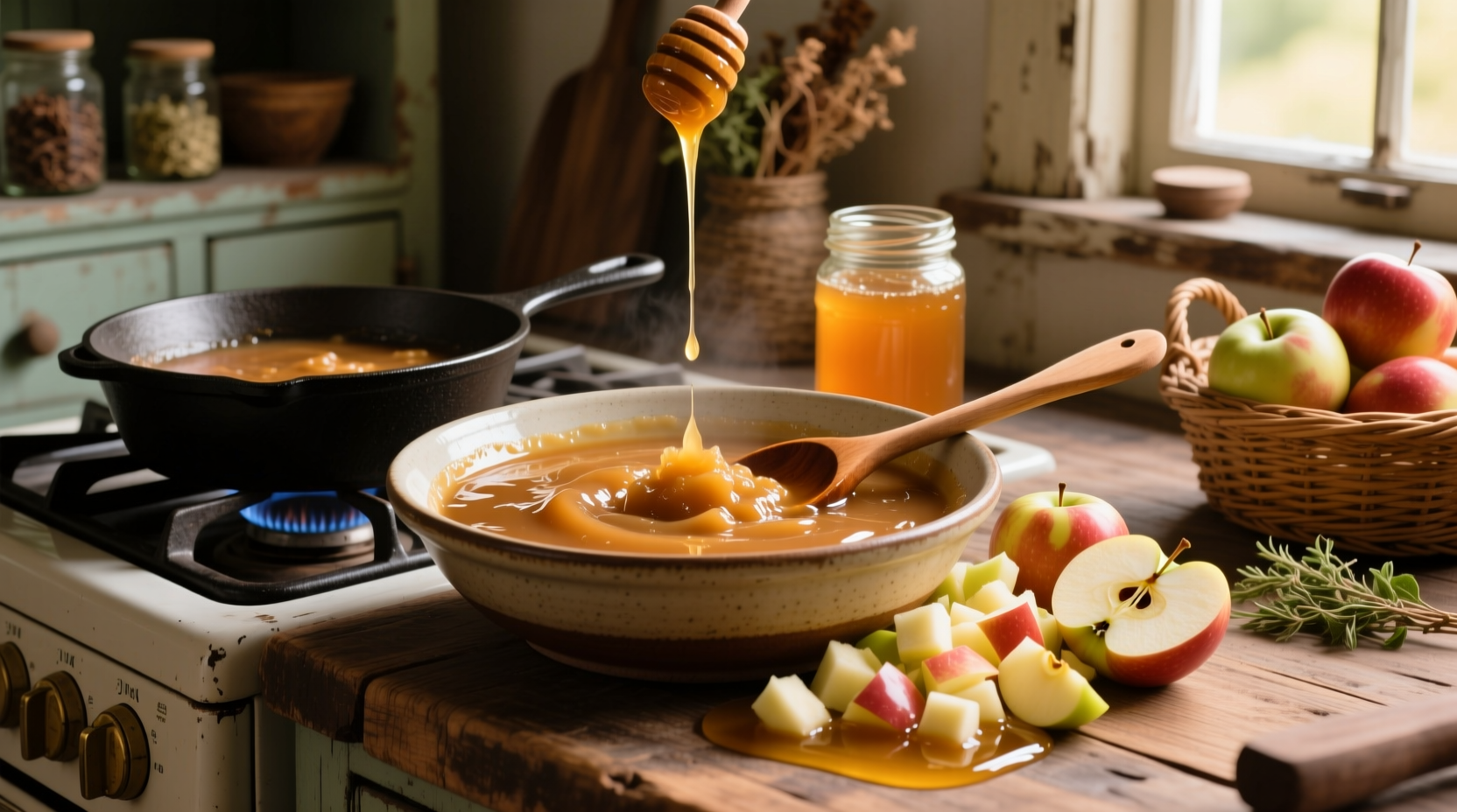 make honey apple butter with those extra apples
