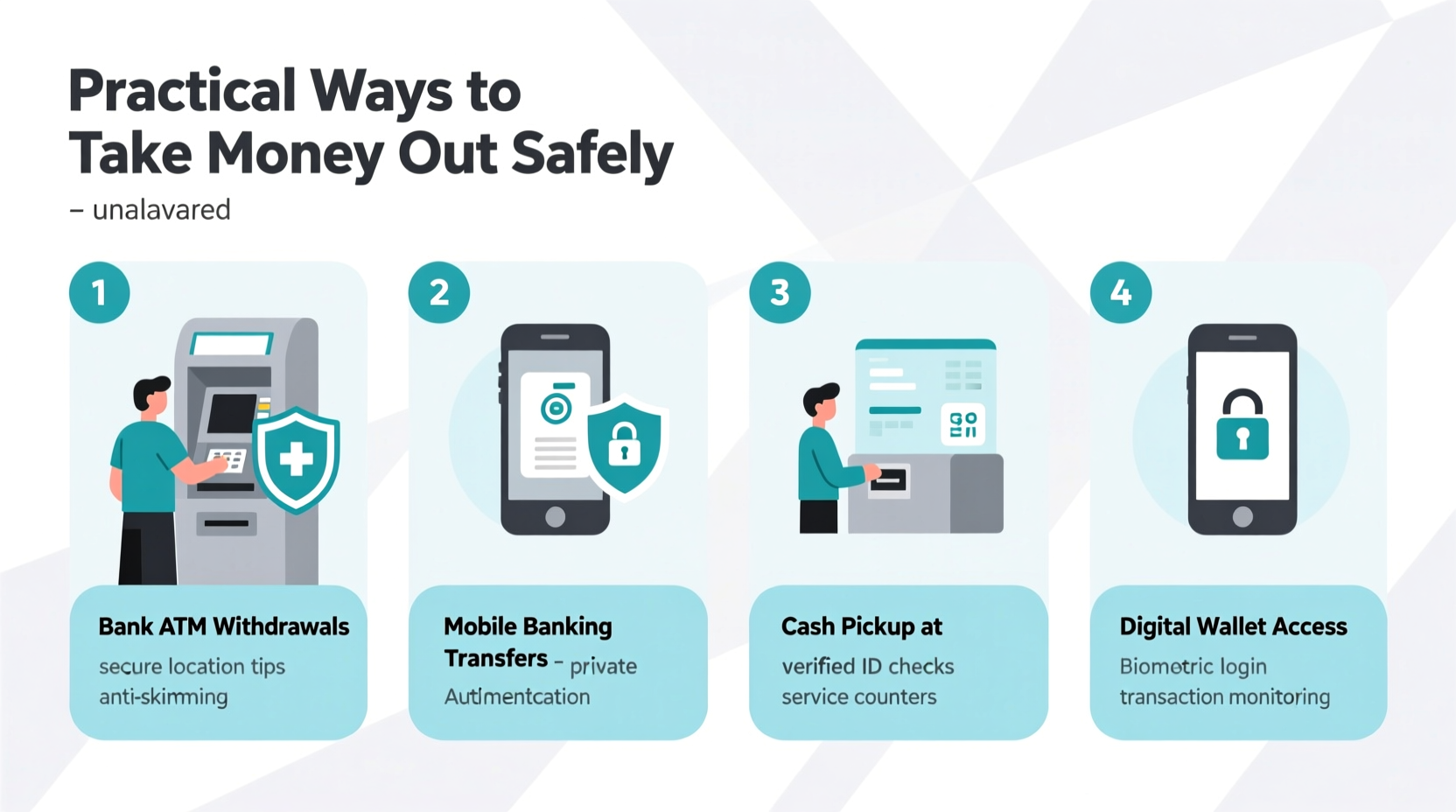 practical ways to take money out safely a complete guide to accessing your funds