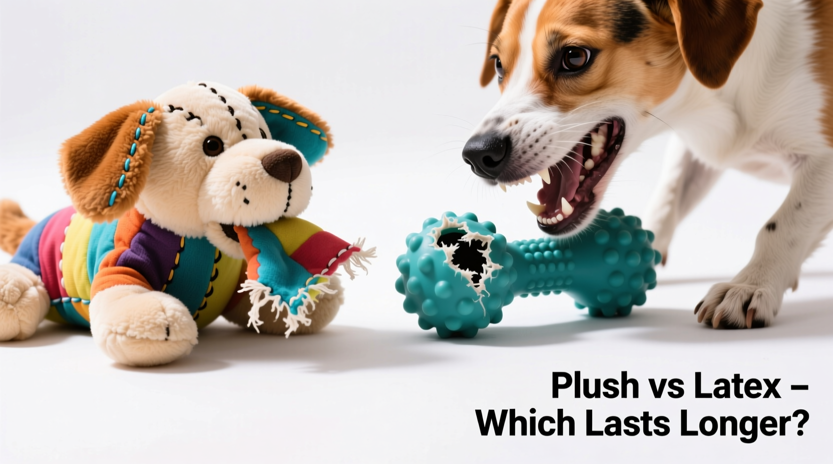 plush vs latex dog toys which is safer and lasts longer for my chewer