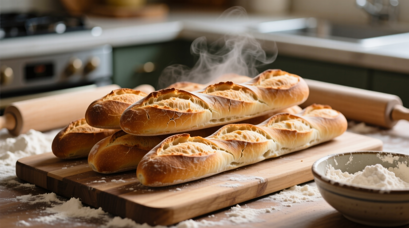 homemade baguettes recipe