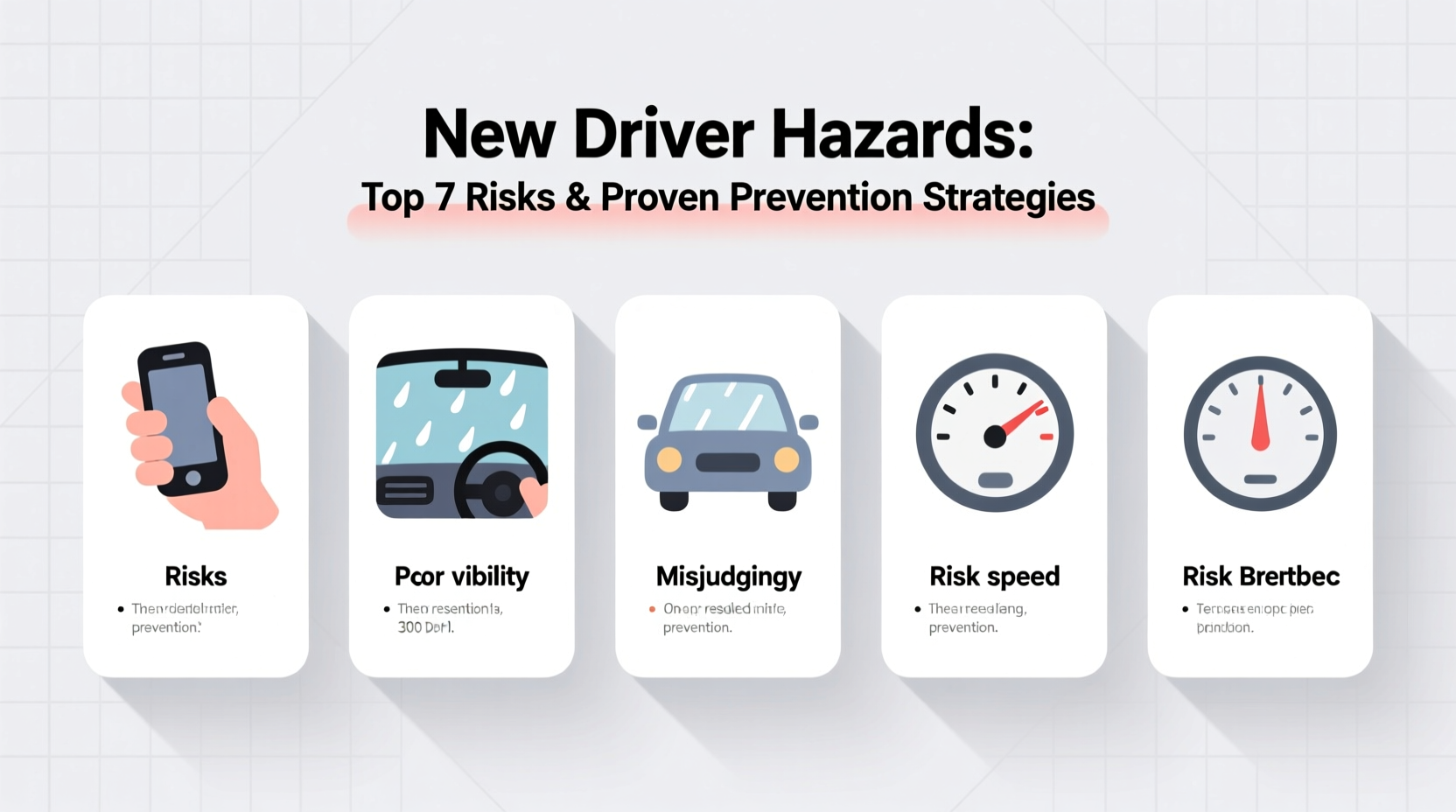 Insurance Driver Risk New Driver Hazards: Top 7 Risks & Proven Prevention Strategies