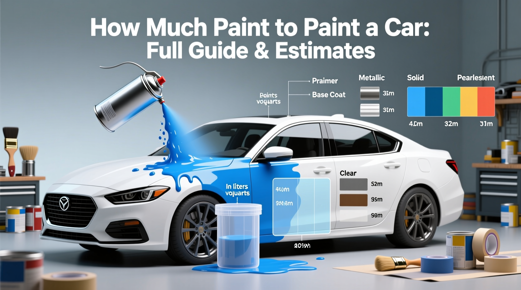 how much paint do you need to paint a car