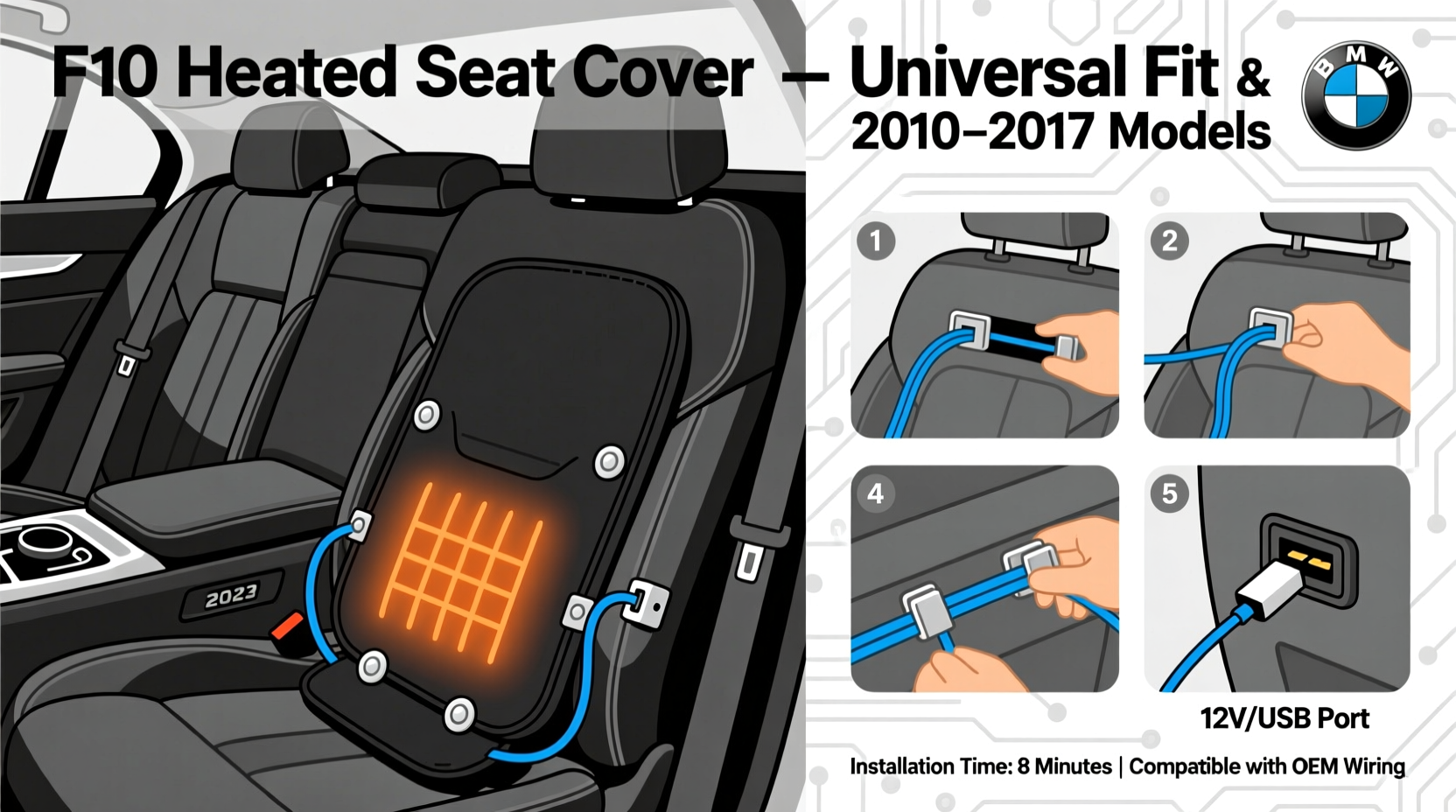 f10 aftermarket heated cover