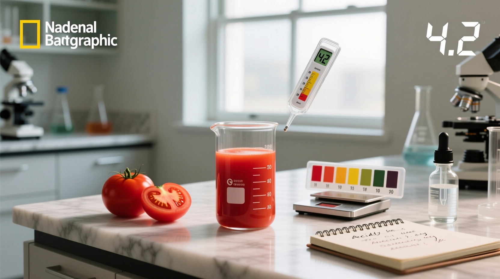 ph of tomato juice is it acidic