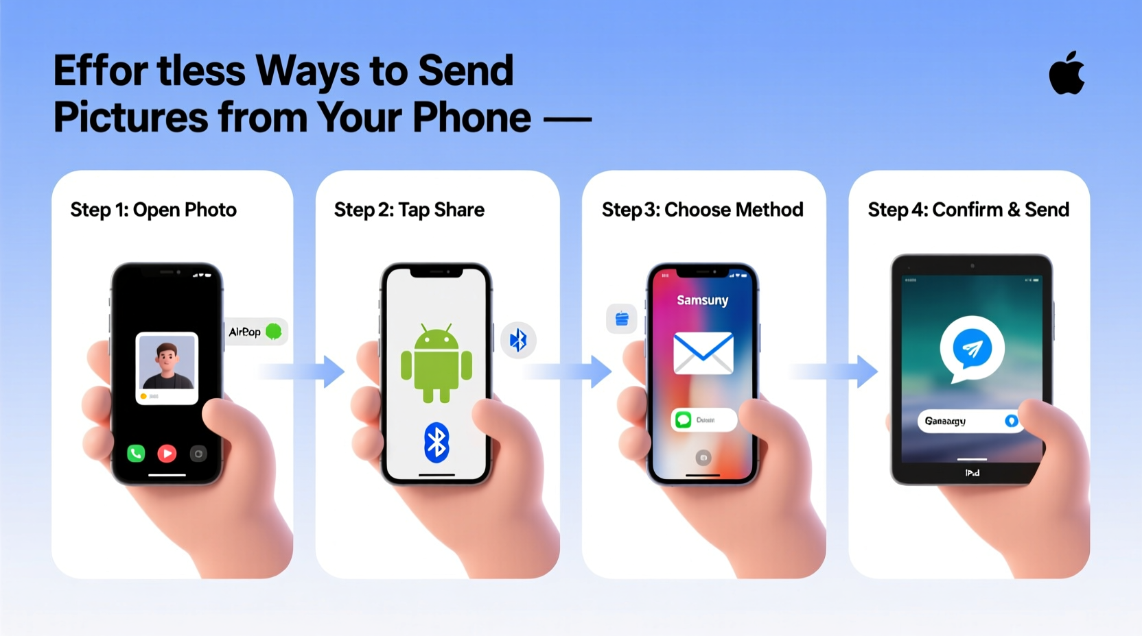 effortless ways to send pictures from your phone step by step guide for every device