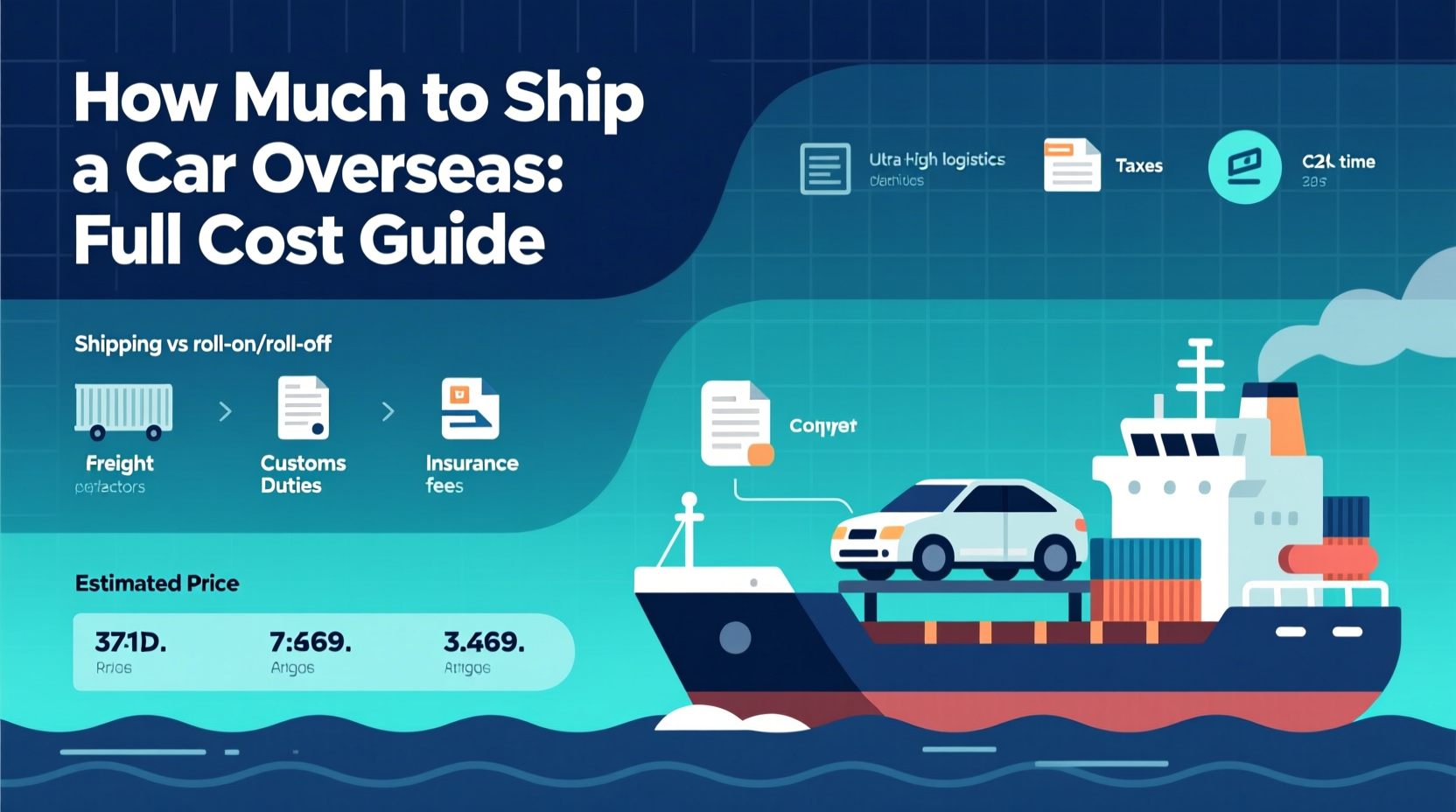 how much to ship a car overseas
