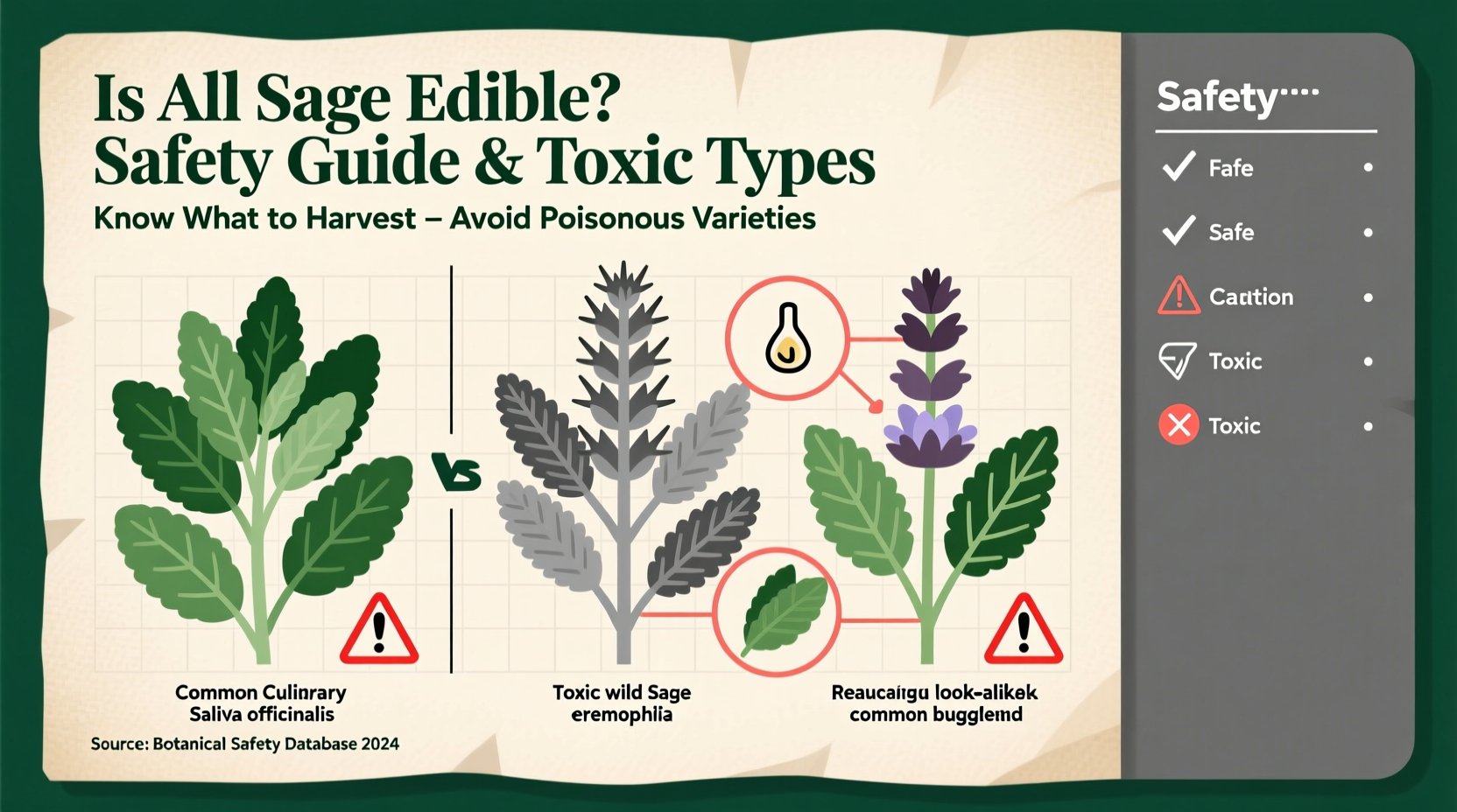 Is All Sage Edible? Safety Guide & Toxic Types
