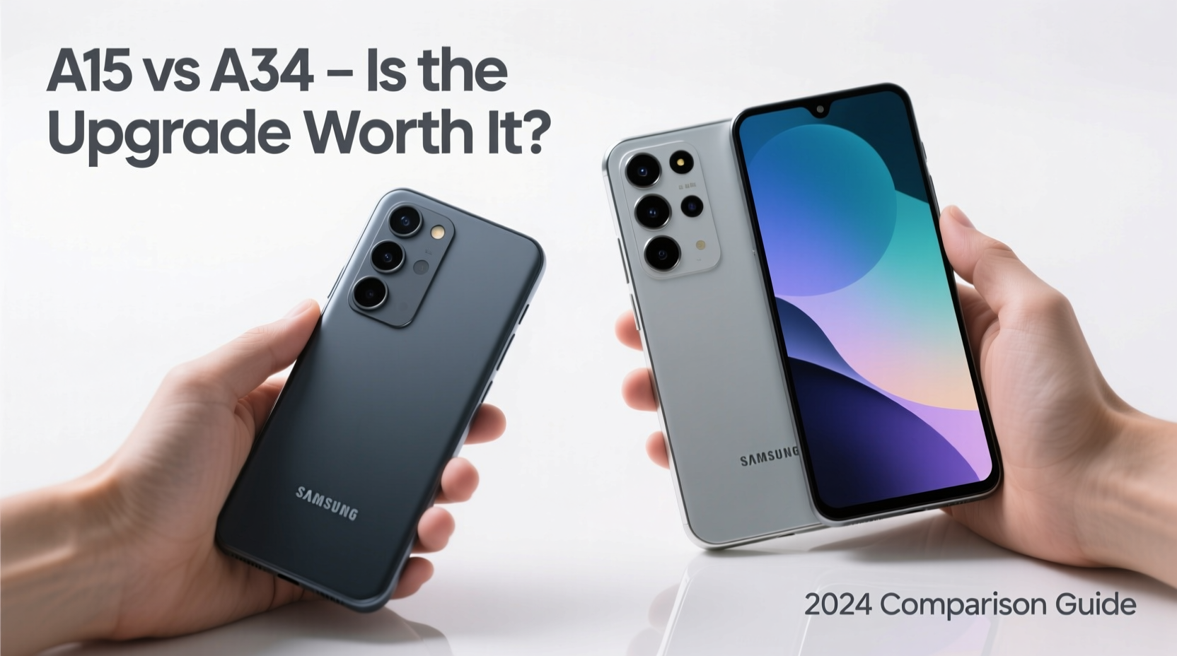 samsung a15 vs a34 is it worth upgrading to the a34 or is the a15 good enough