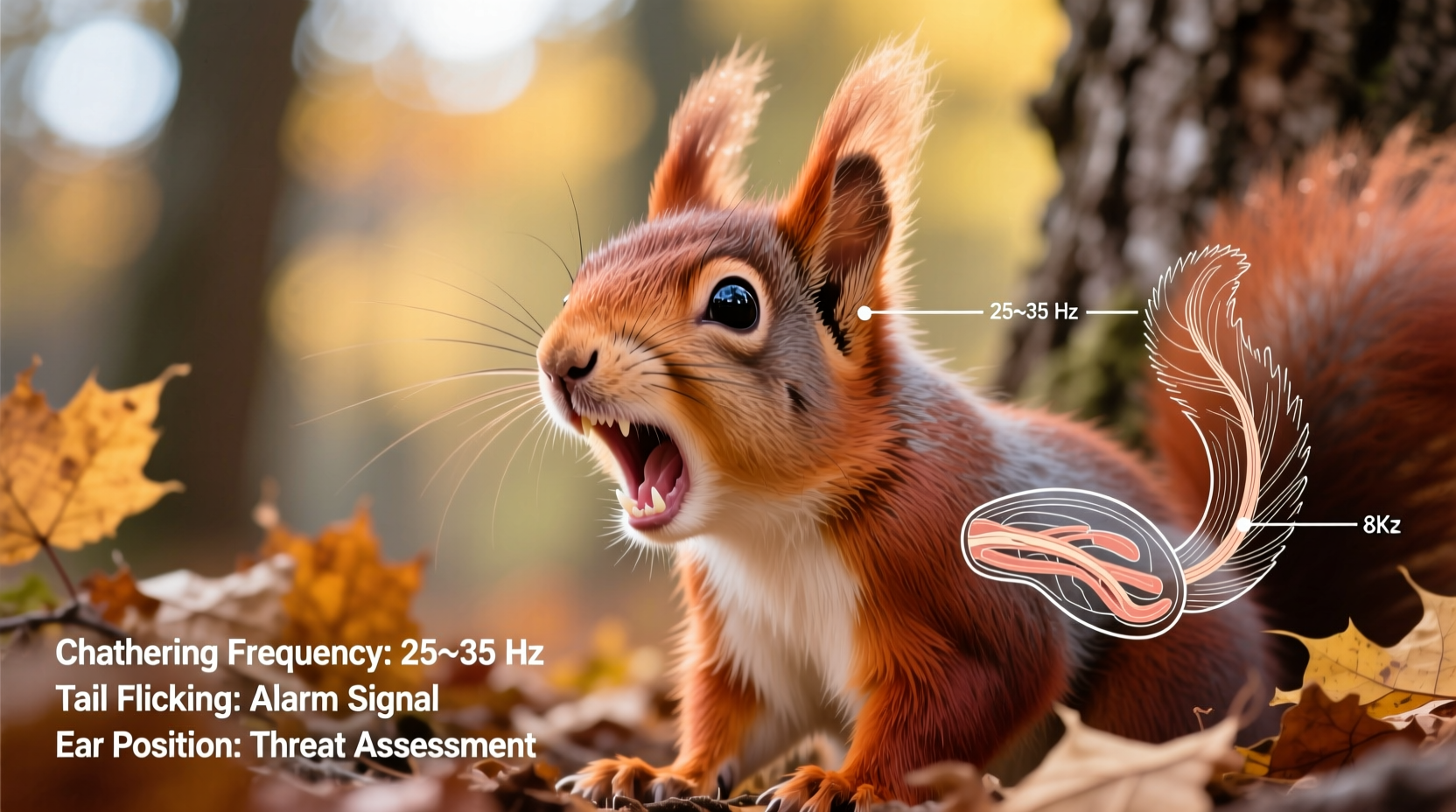 why do squirrels chatter decoding squirrel sounds communication
