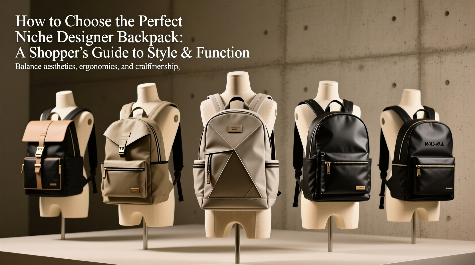 how to choose the perfect niche designer backpack a shoppers guide to style and function