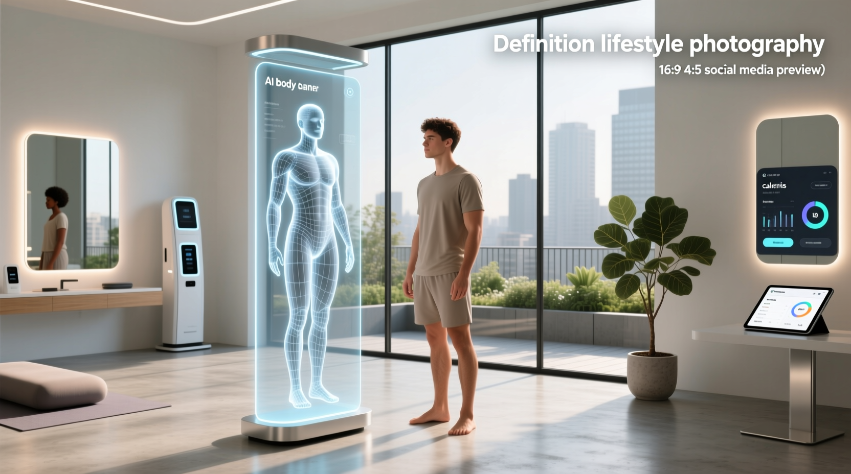 Can an AI body scanner app scan through clothes?