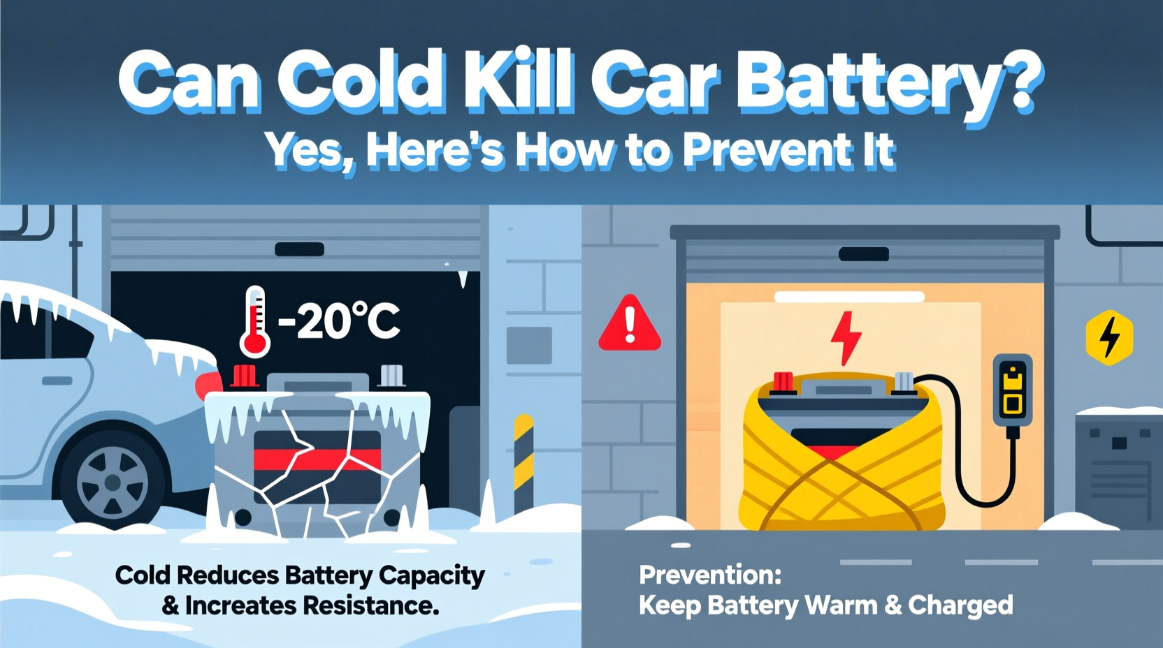 can cold kill car battery