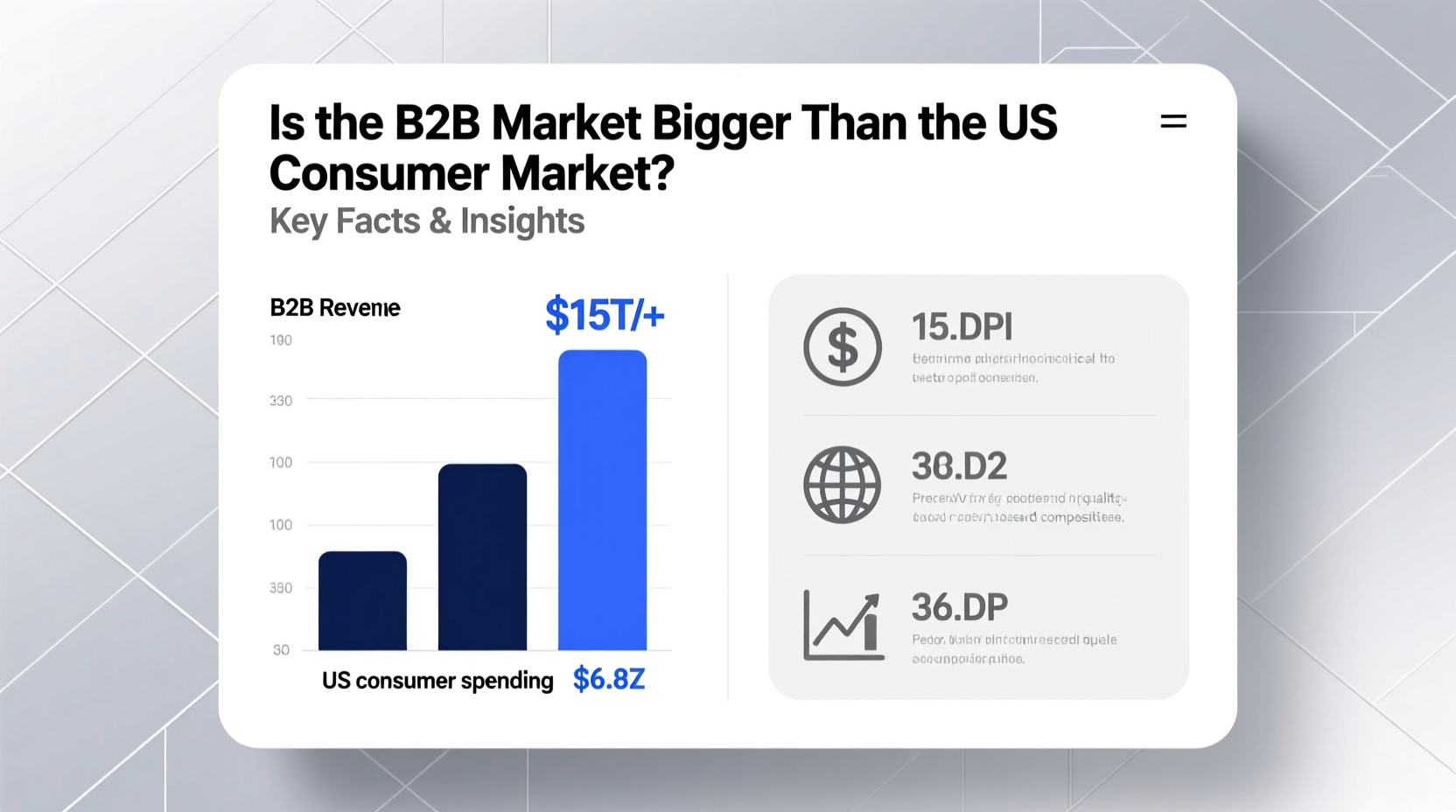 is b2b markets bigger than us consumer market