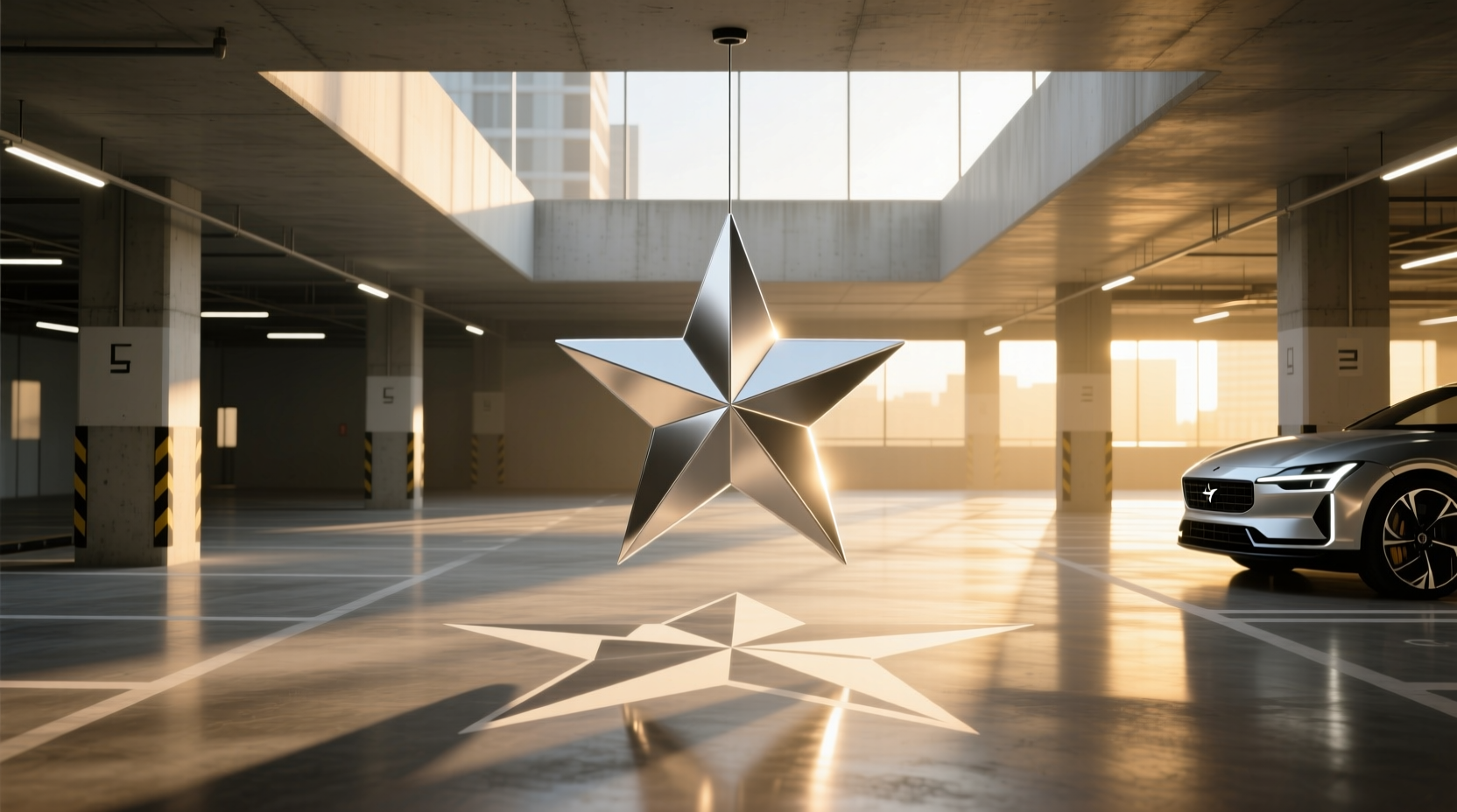What Does the Polestar 4-Point Star Car Logo Mean?