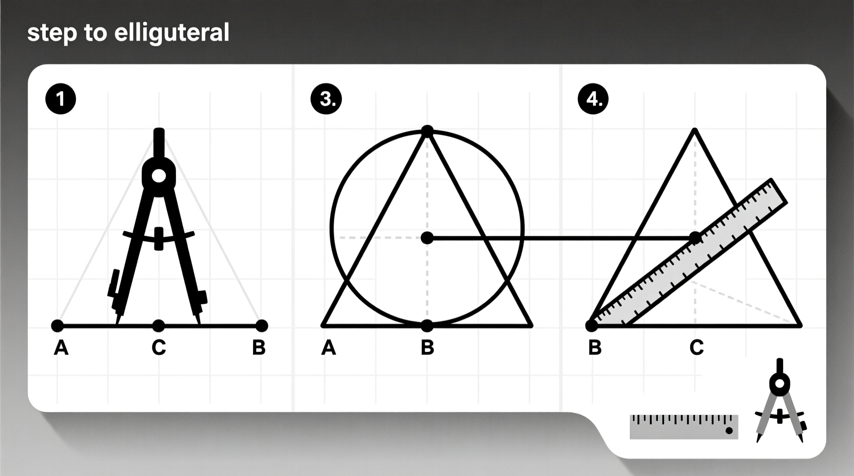 step by step guide how to construct an equilateral triangle with precision and ease