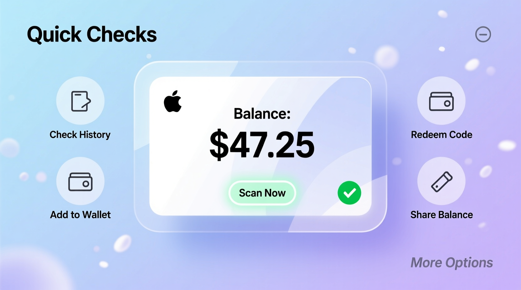 easily scan gift card balance quick checks more options