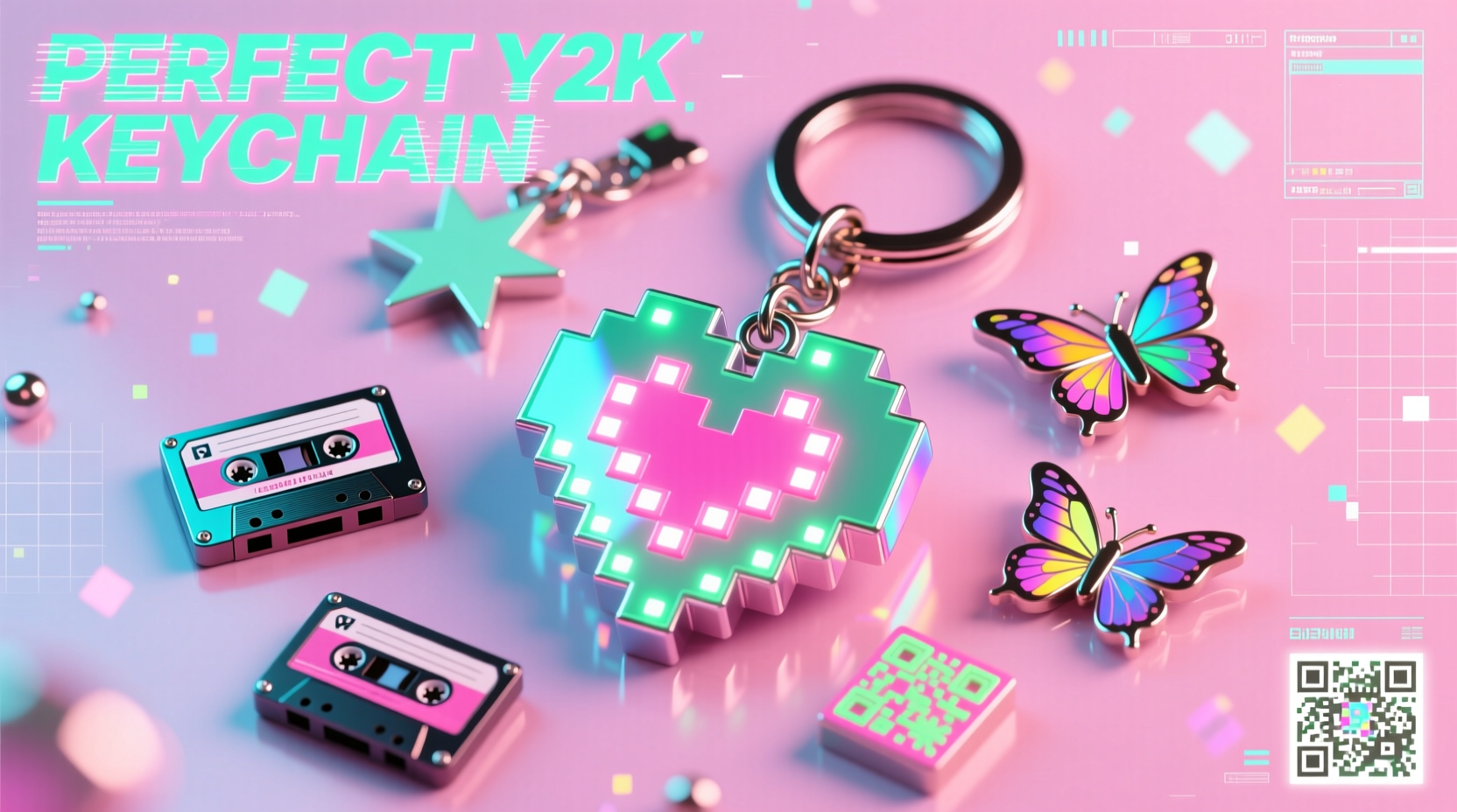 how to find the perfect keychain charm to elevate your y2k aesthetic style
