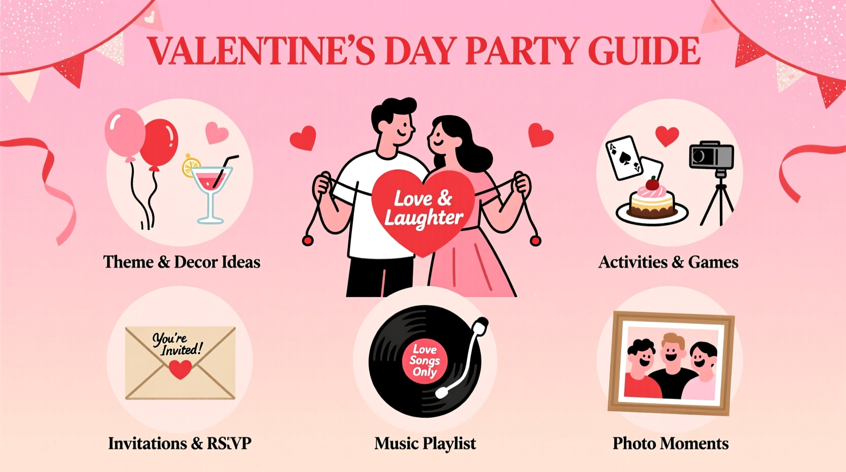 how to throw a valentines day party