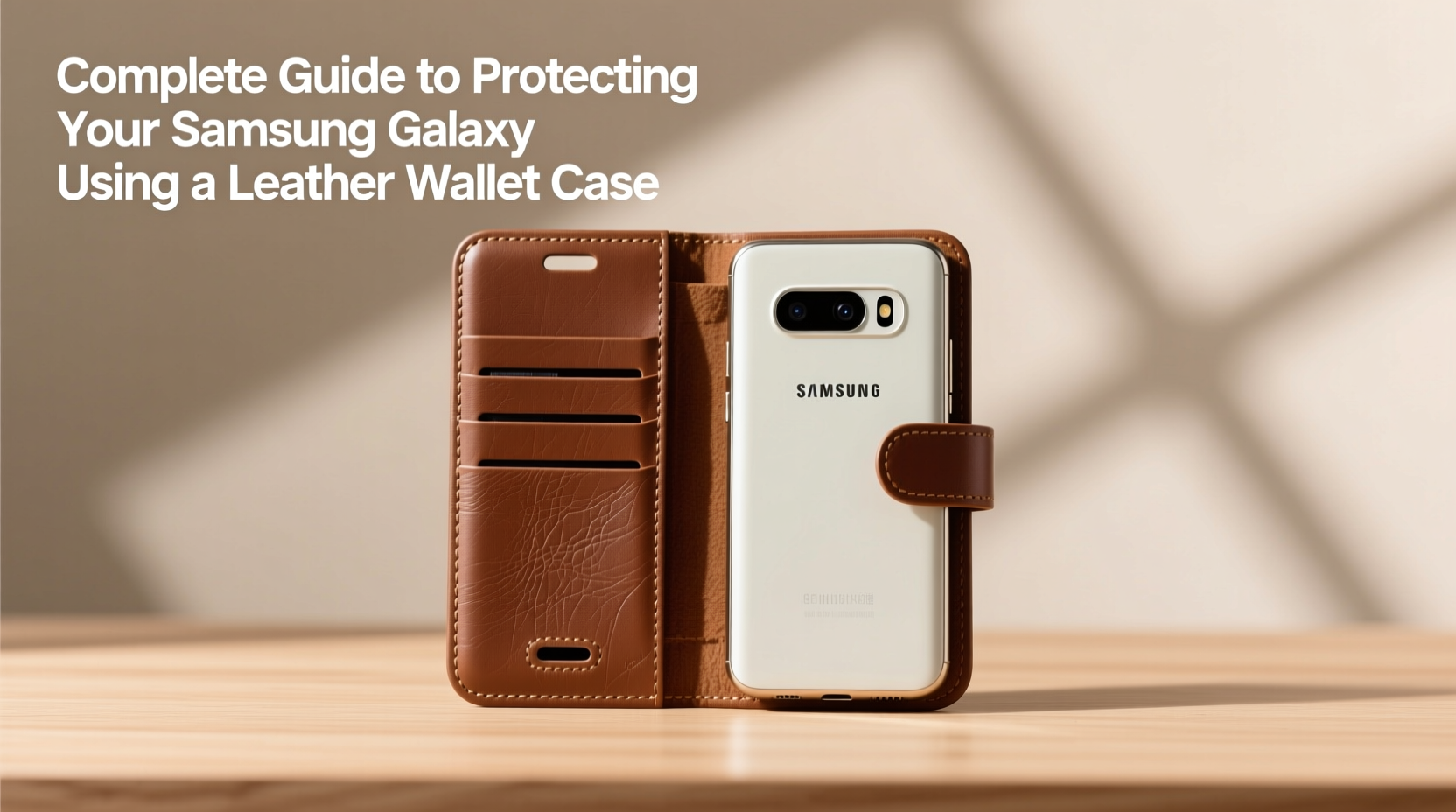 complete guide to protecting your samsung galaxy using a leather wallet case