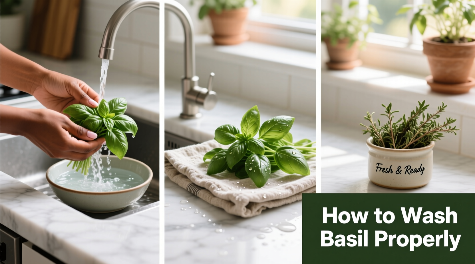 How to Wash Basil Properly: Step-by-Step Guide